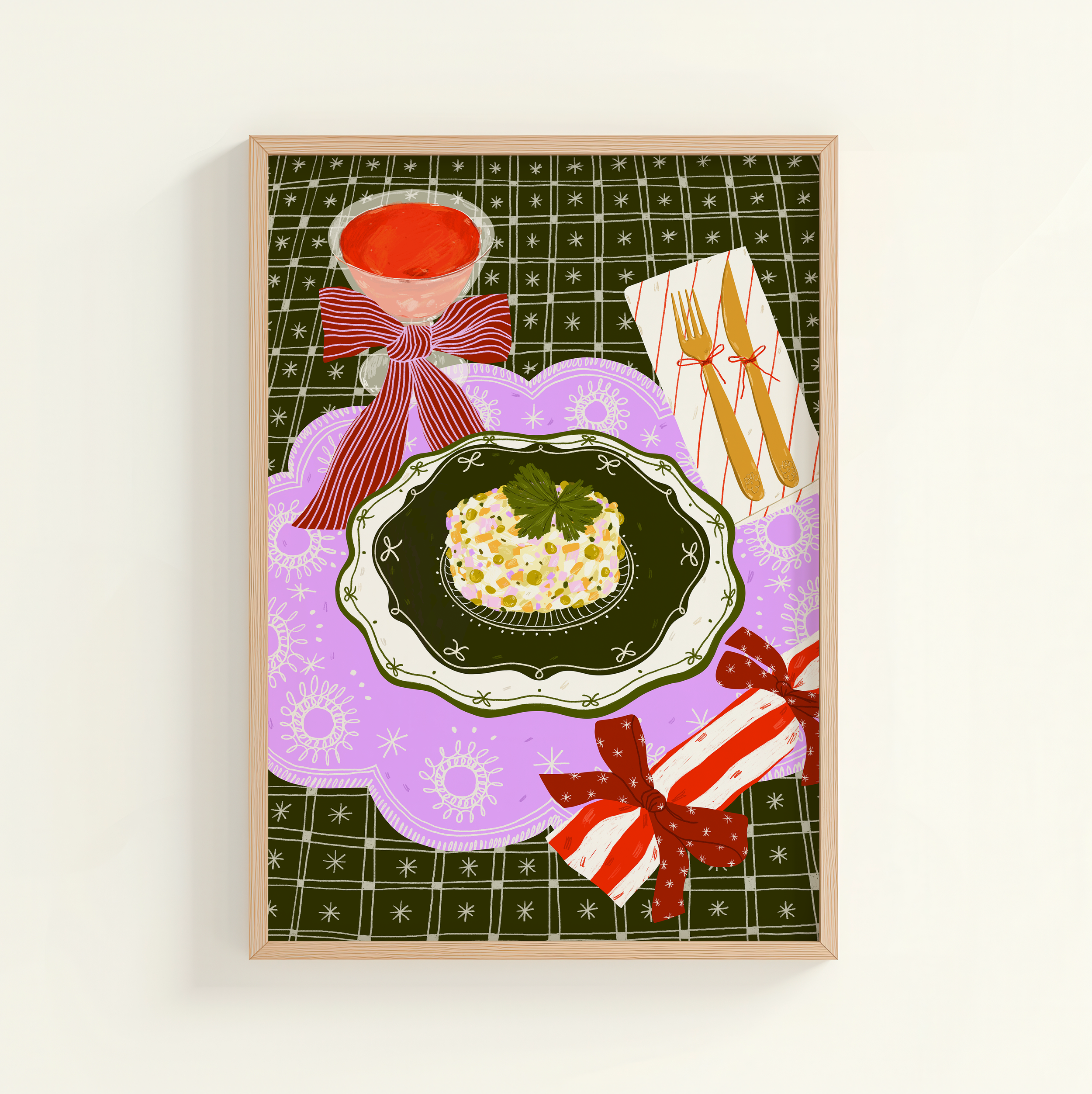 Boeuf Salad Art Print
