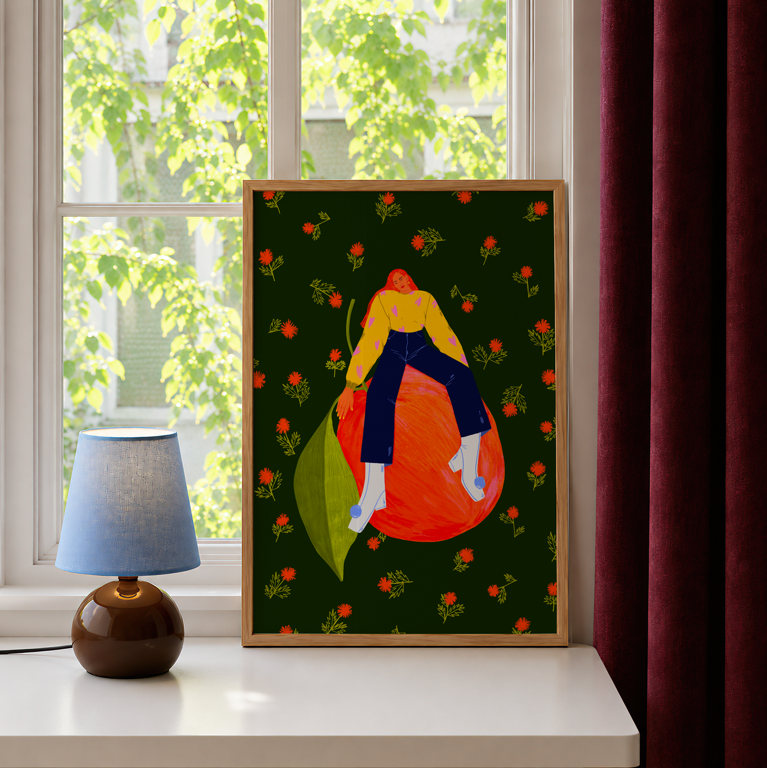 ORANGE GIRL X KADNA FINE ART PRINT 2.png