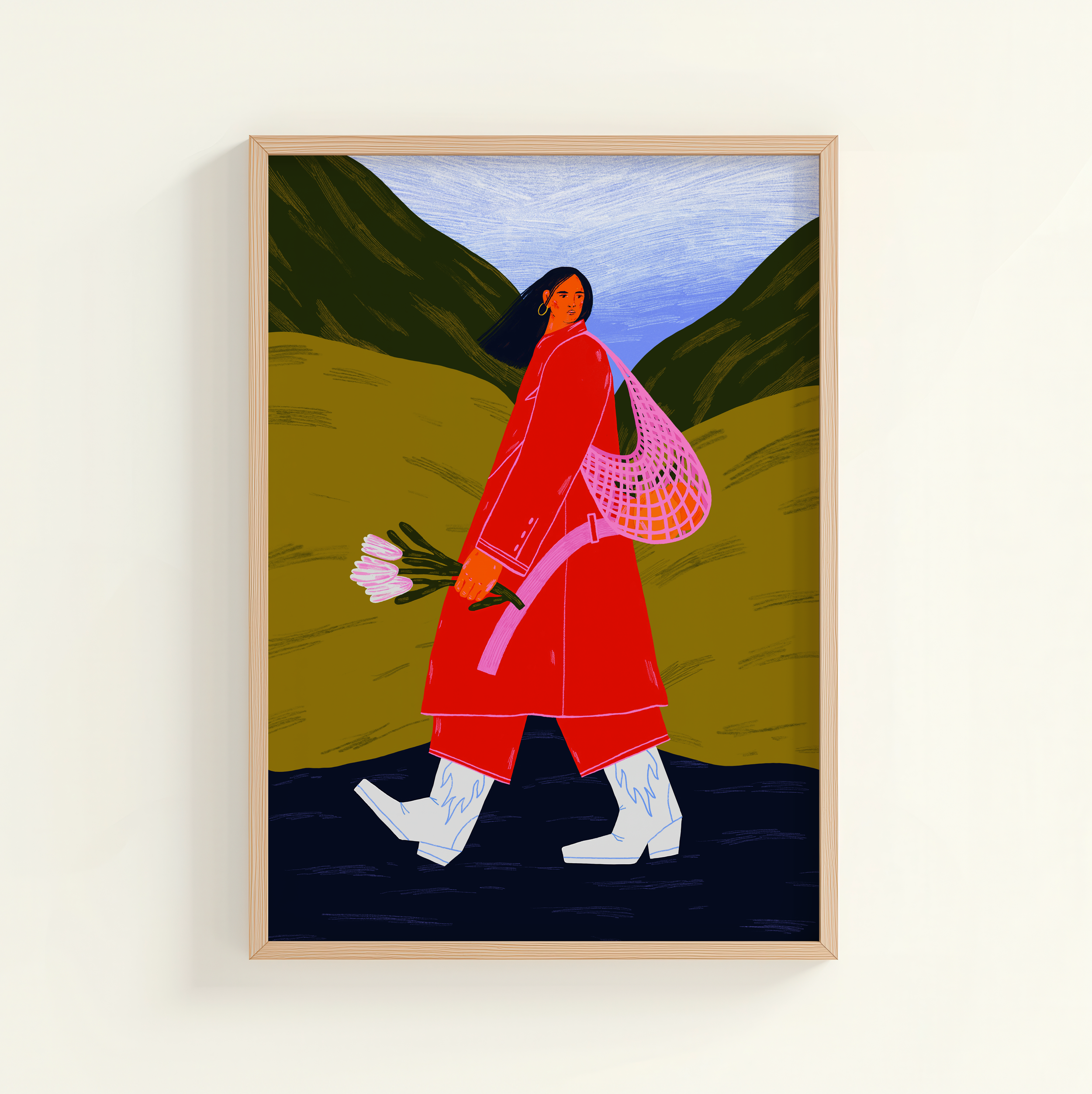 Looking Back Fine Art Print