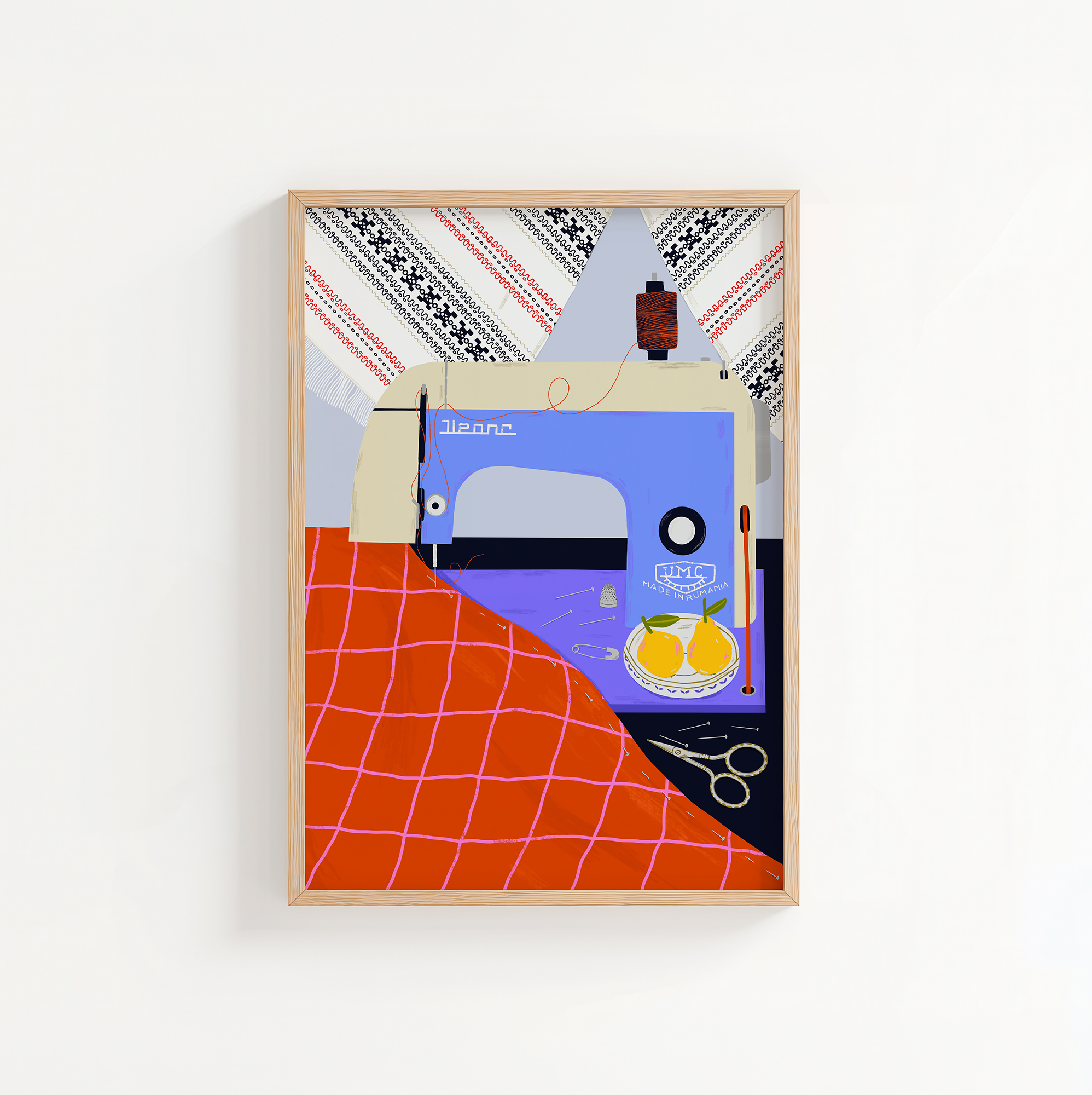 Ileana Sewing Machine Art Print