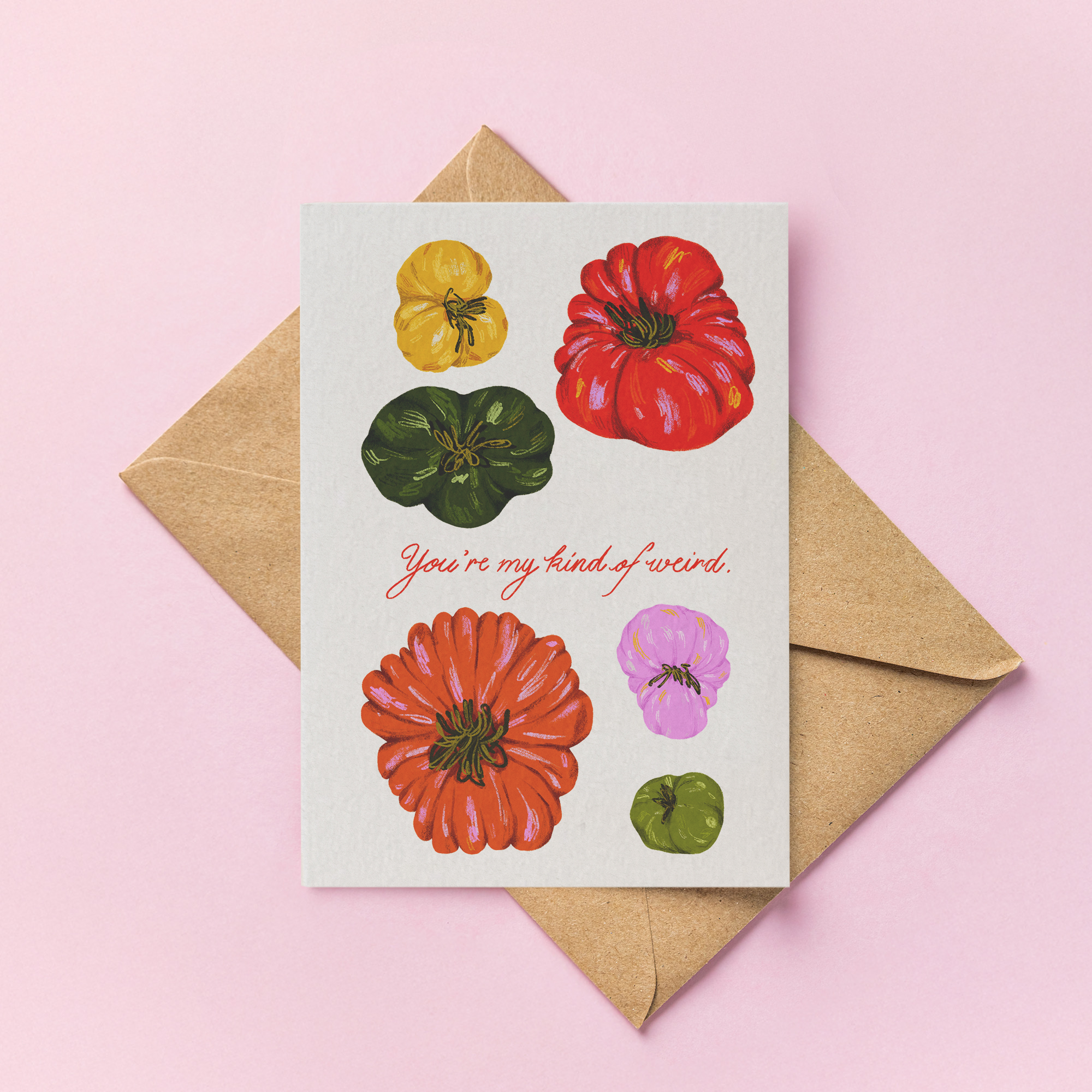 My Kind of Weird - Heirloom Tomato Greeting Card