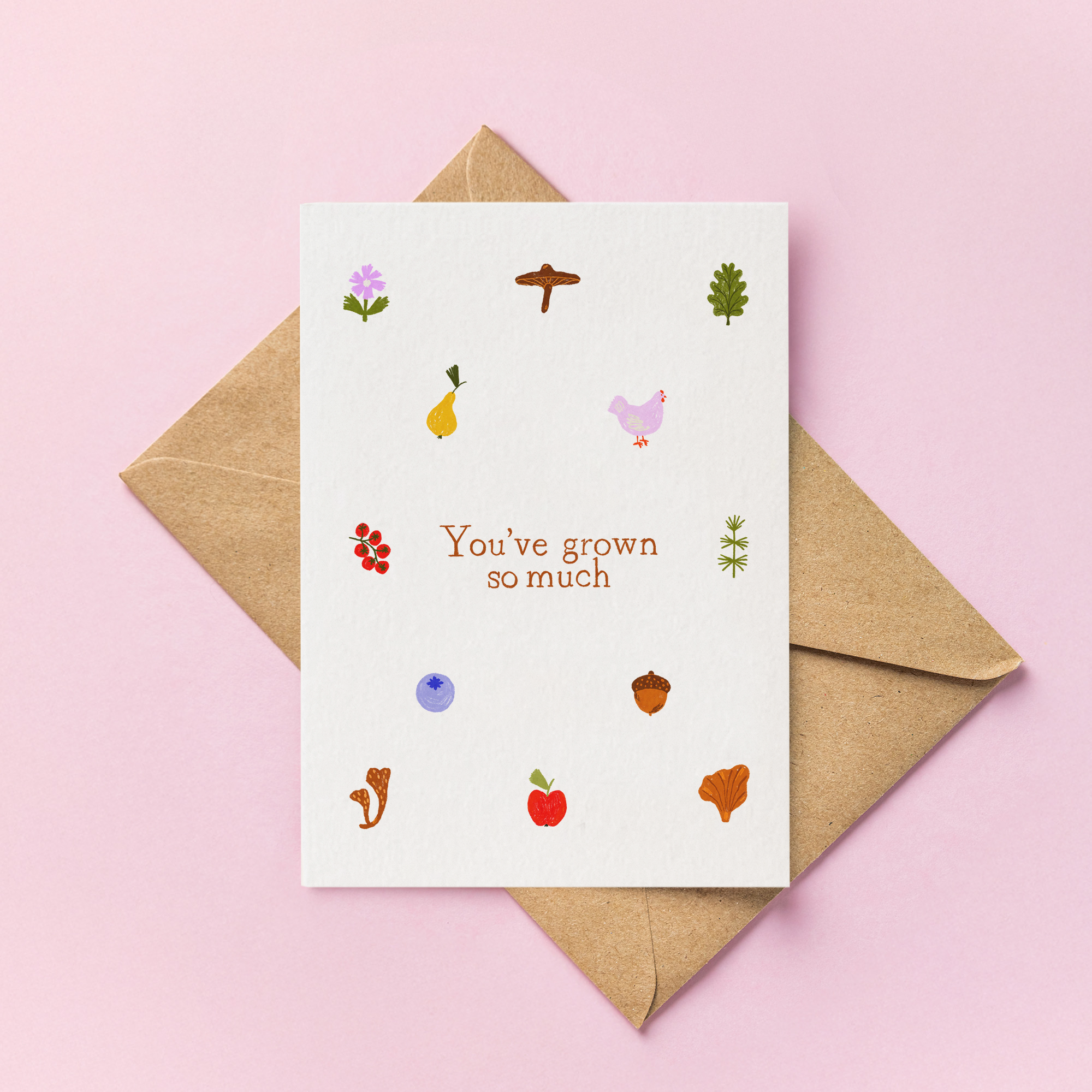 You've Grown So Much - Woodland Milestone Greeting Card