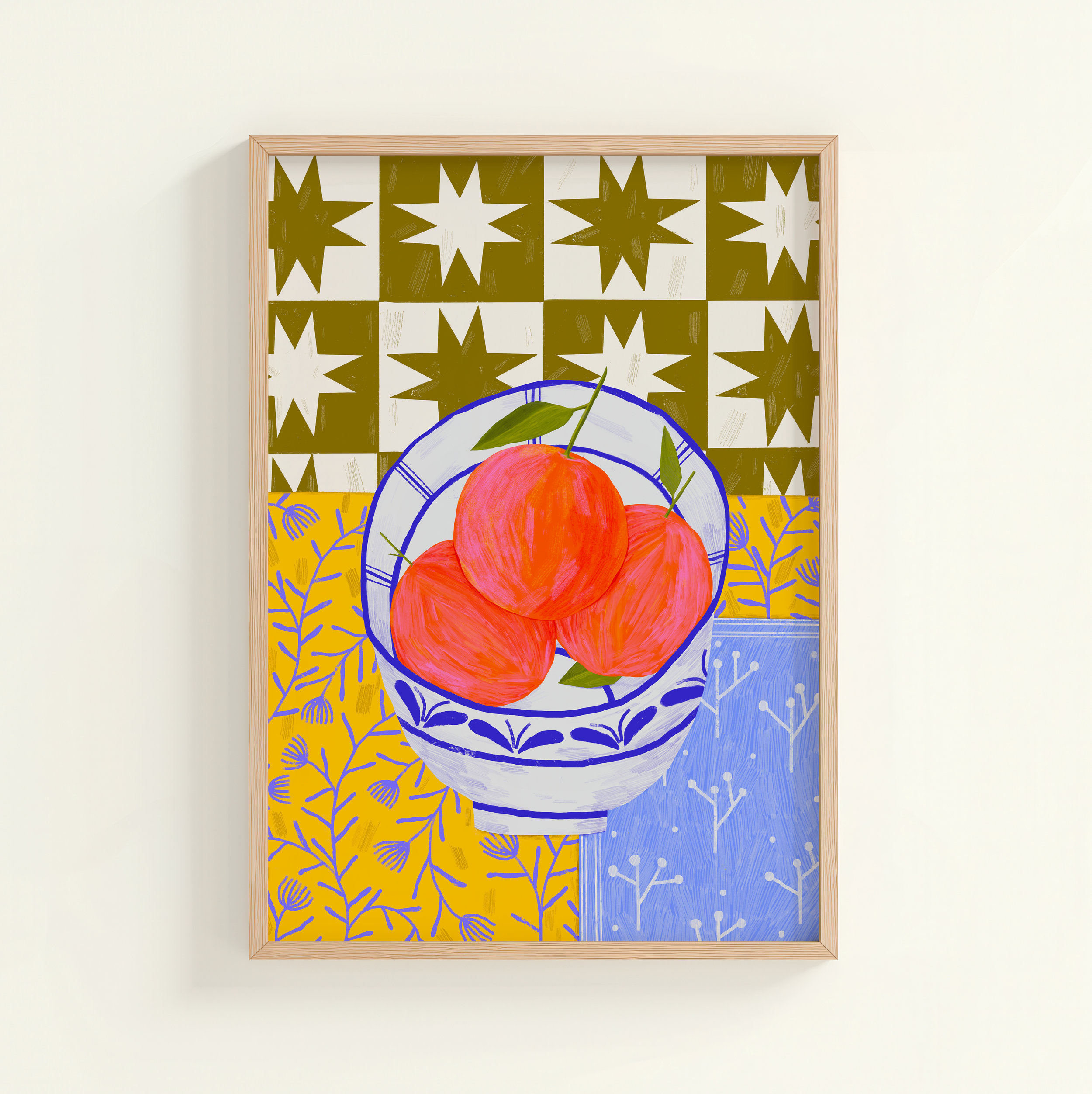 Peaches - Girl & The Chicken Art Print