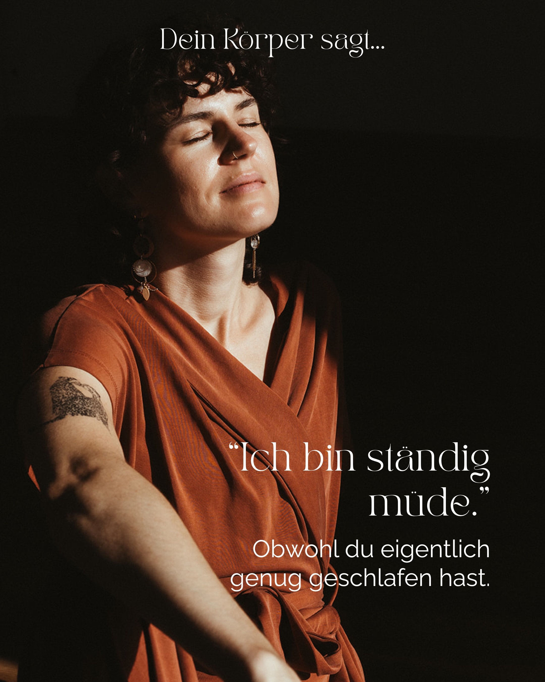 &bdquo;Aber ich schlafe doch genug.&ldquo;

Und trotzdem wachst du morgens auf und k&ouml;nntest eigentlich direkt wieder ins Bett.

M&uuml;digkeit ist erst einmal genau das: ein Signal deines K&ouml;rpers. Und dieses Signal hat nicht automatisch ein