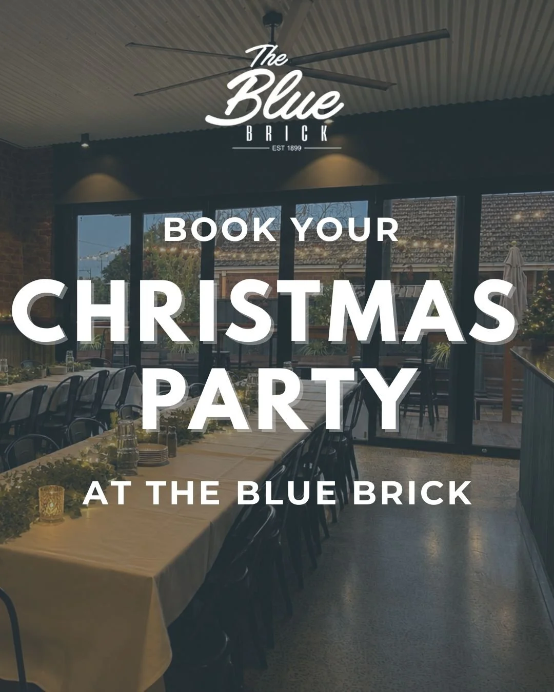 We are officially taking bookings for 2026 Christmas Parties ✨🎄Whether you're planning a work Christmas party, family celebration or festive catch-ups with friends, The Blue Brick is the perfect place to celebrate. 

📞 Contact us on 0407 901 132 to