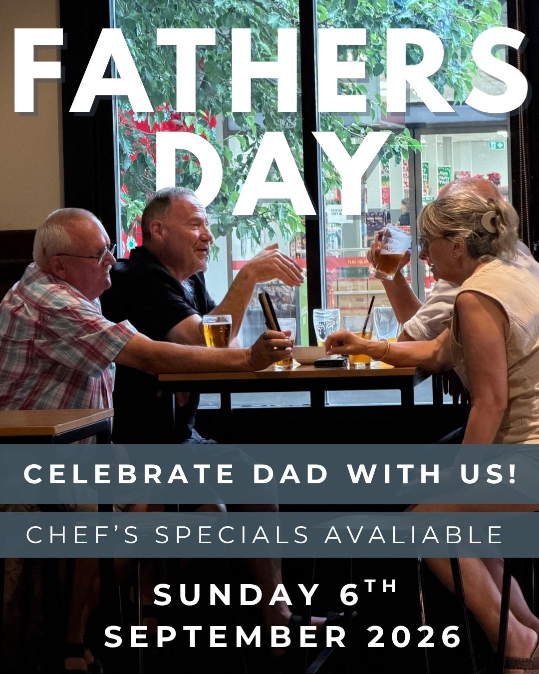 This Father&rsquo;s Day, skip the socks and bring Dad to the Bluey! 
Book now by calling us on 0407 901 132 and give Dad the gift he really wants &mdash; a day at the pub!

 #fathersday #pubfood #CelebrateLocal #kyabram