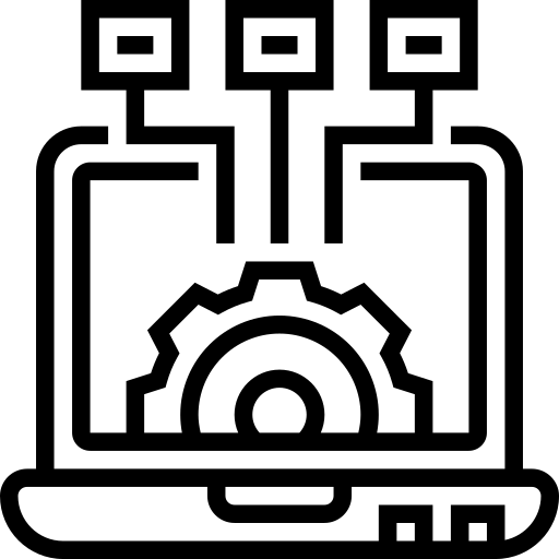 Technology icon representing cloud-based accounting systems and automation