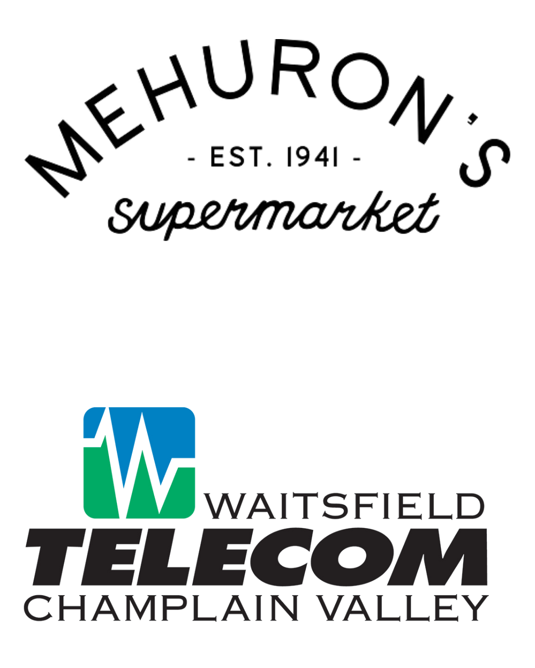 Logo of WMT TV 5 with a colorful signal wave icon, and text reading 'WMT TV 5 WAI LIS FIELD TELECOM CHAMPLAIN VALLEY'.