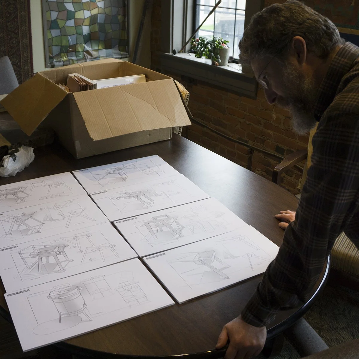 Showing concepts to key stakeholders