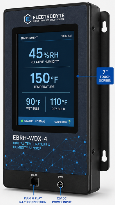 EBRH-WDX-4 Digital Temperature & Humidity Datalogger