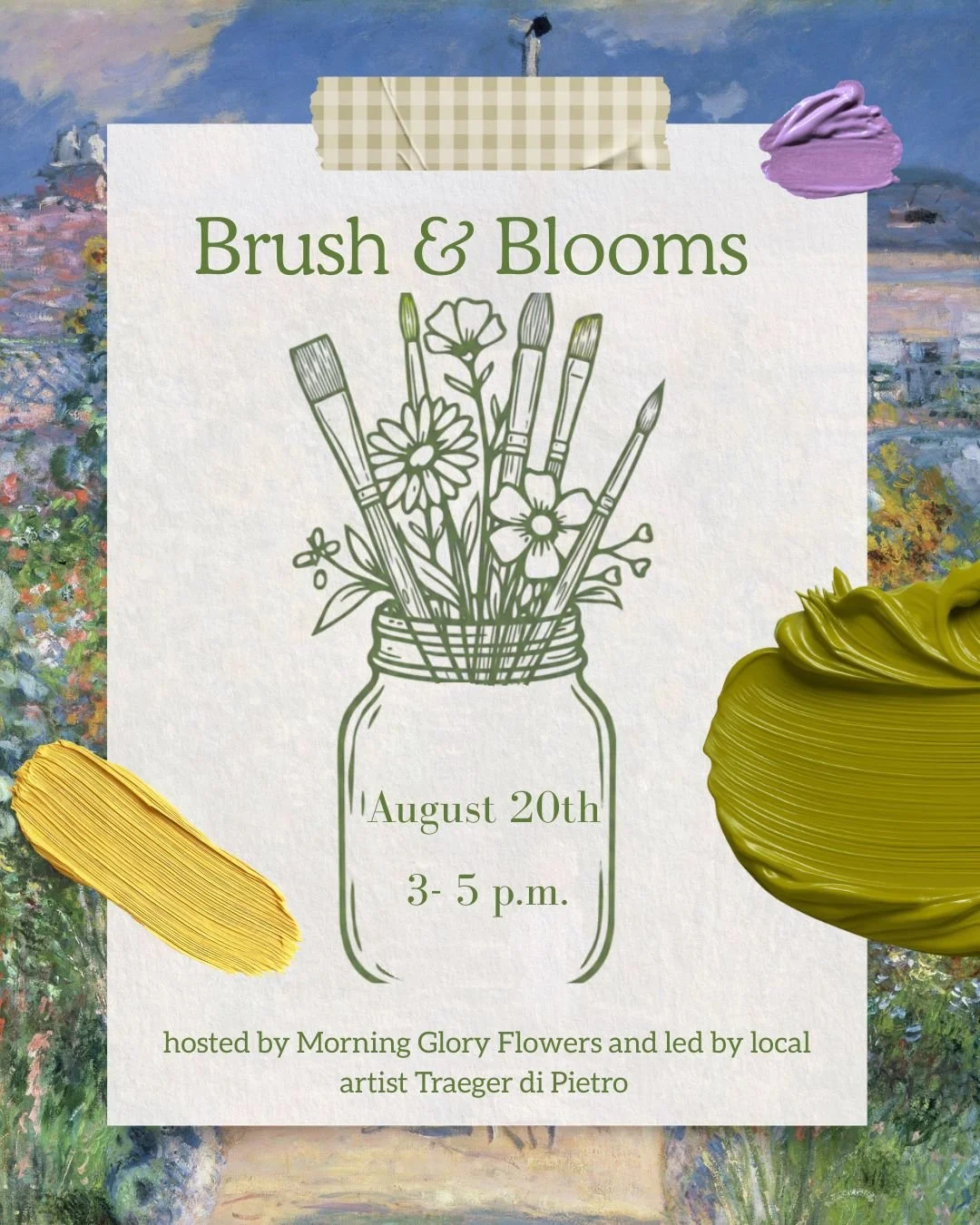 Brush and Blooms | August 20th