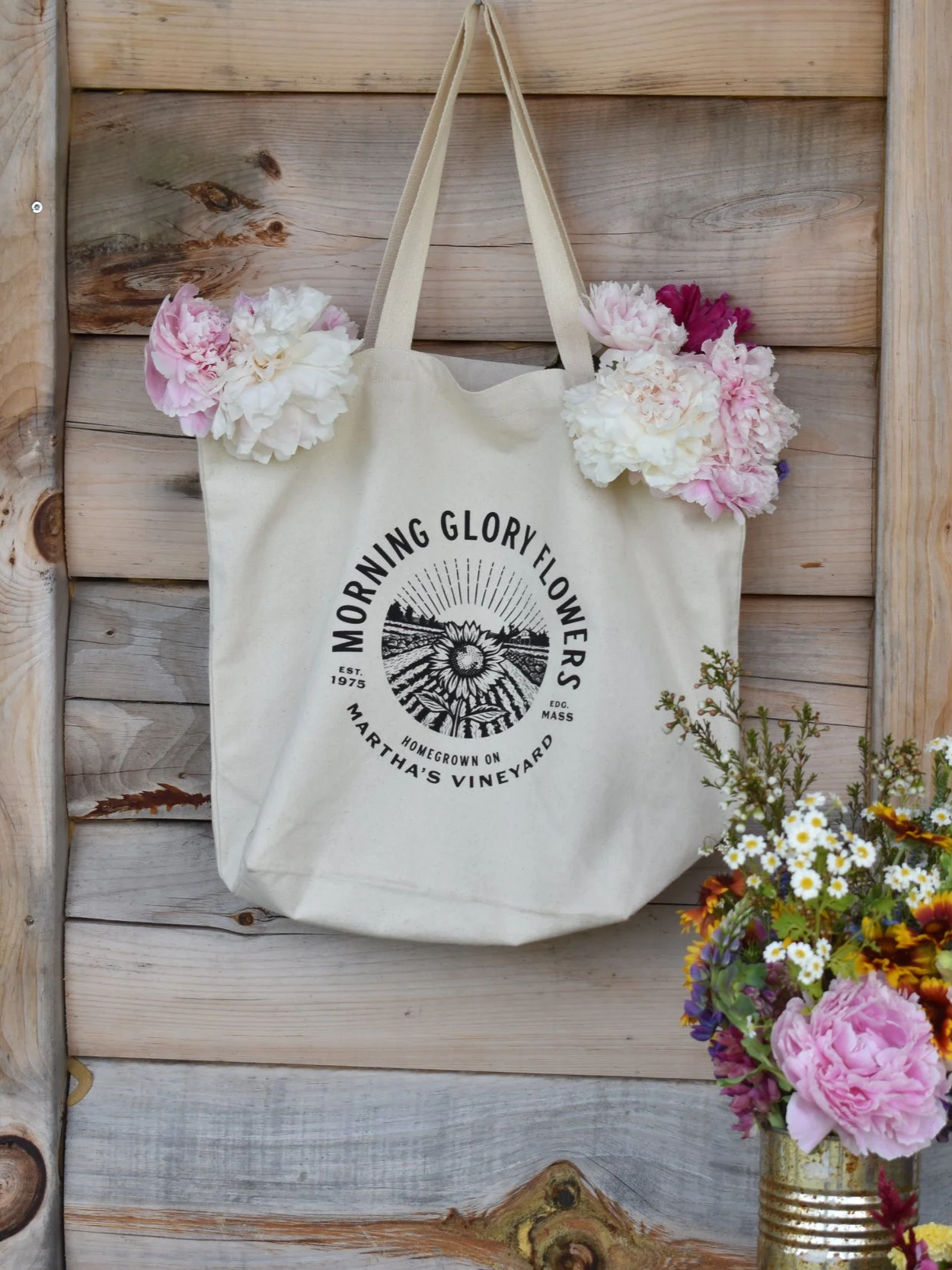 Morning Glory Eco Tote Bags