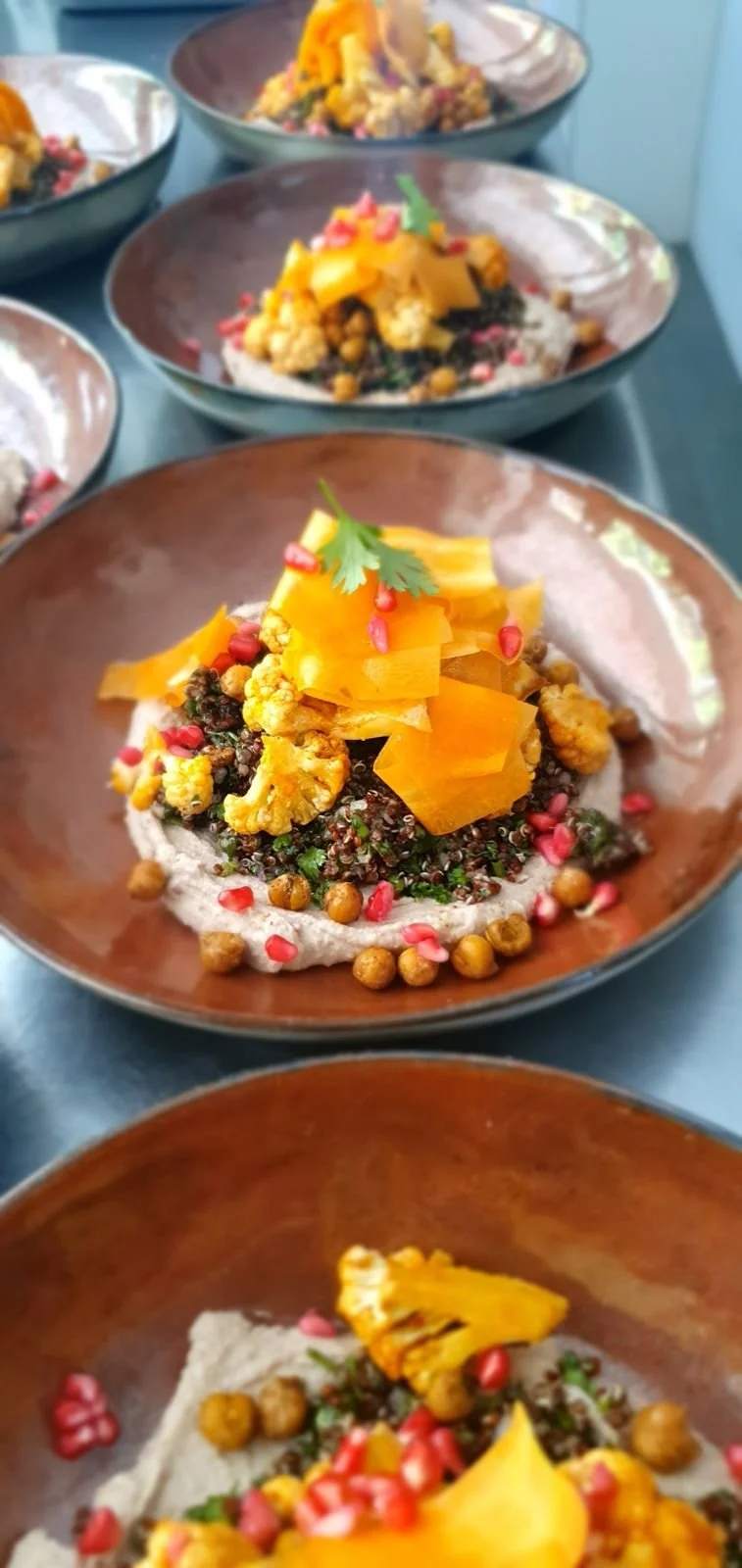 Colourful locally sourced dish served at Casa Moja in Kenya