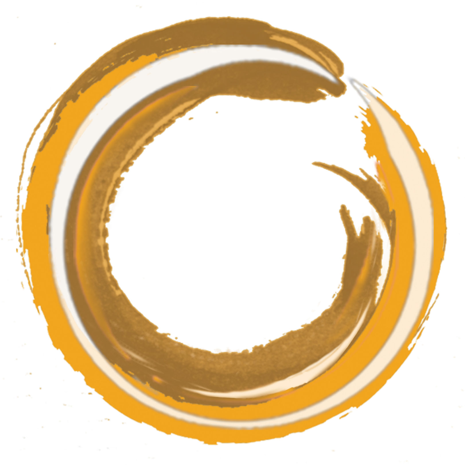 A gold ring with a textured surface.