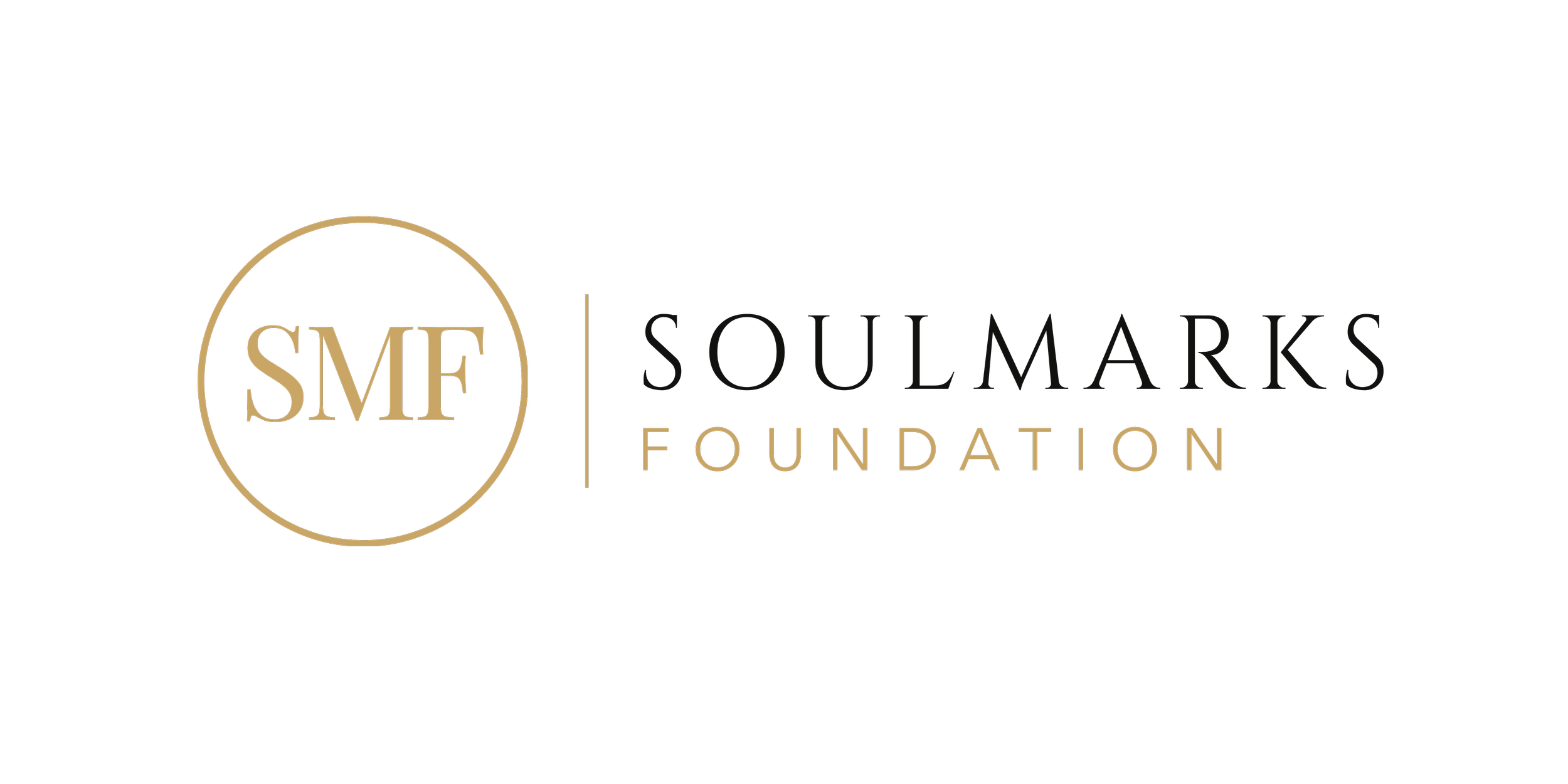 Soulmarks Foundation logo in gold and black