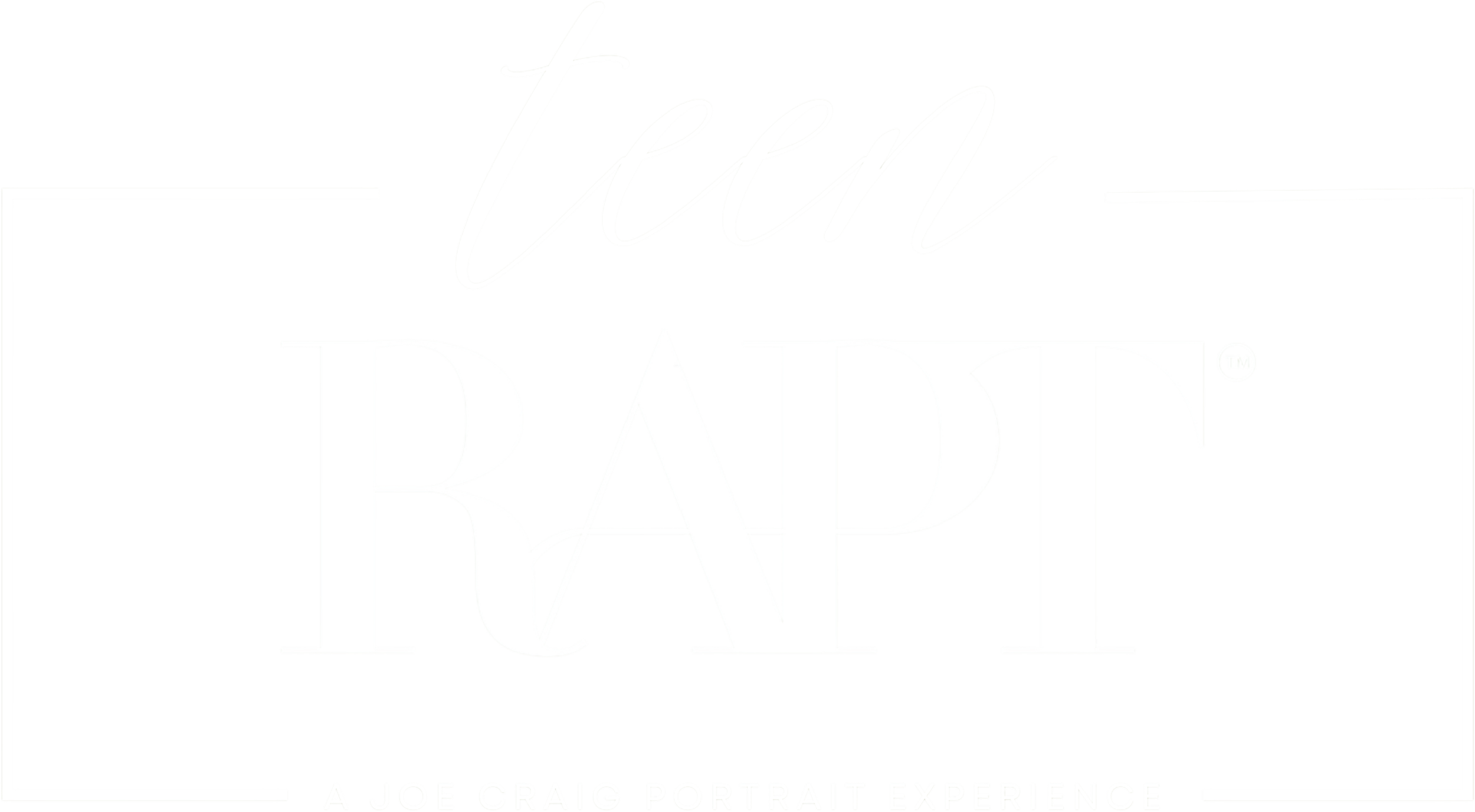 Teen RAPT logo in white, a Joe Craig portrait experience for teenagers