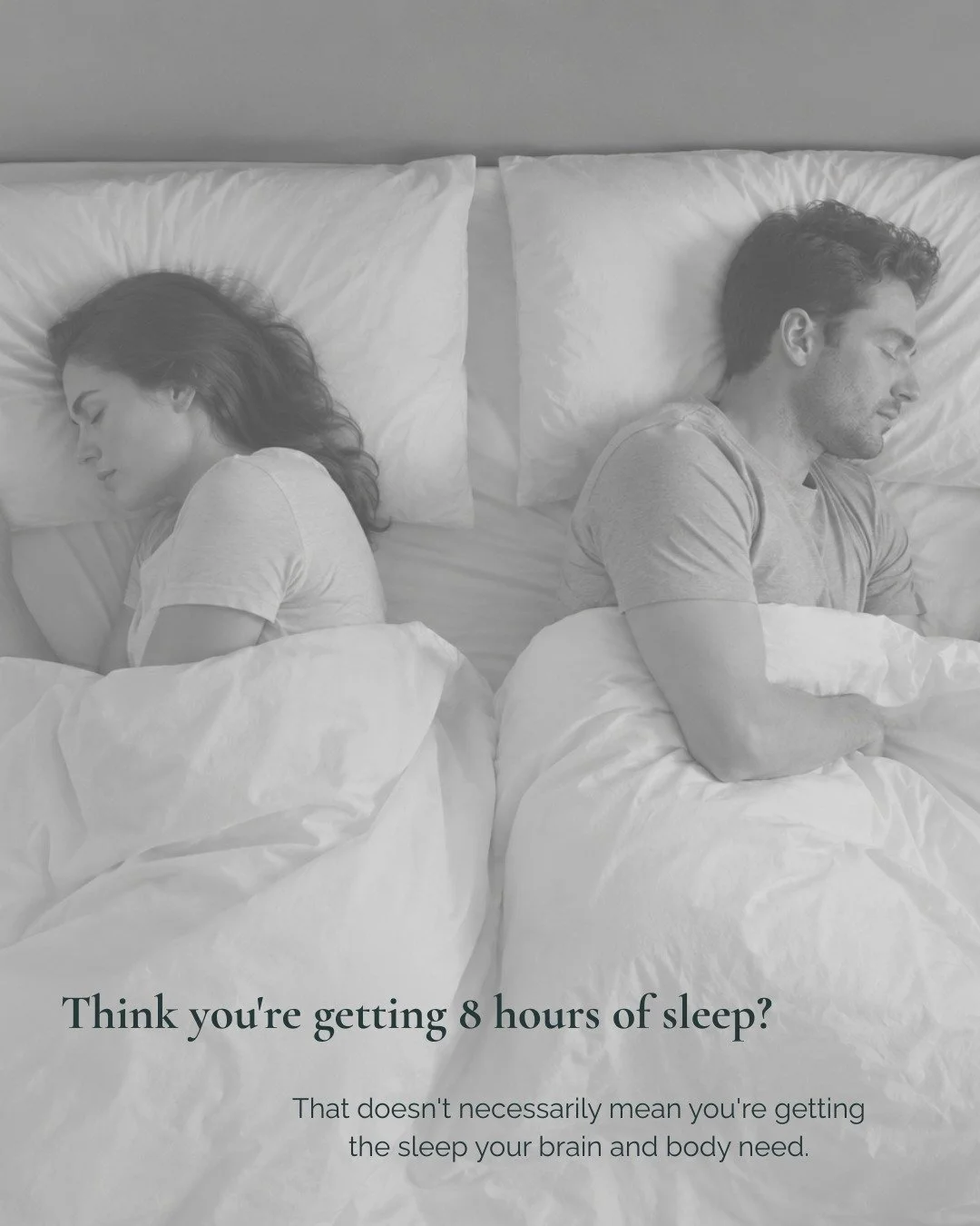 You can't force your body to produce more deep sleep.

But you can identify what's preventing it.

Deep sleep is when much of your body's overnight repair occurs&mdash;supporting growth hormone release for tissue repair and muscle recovery, helping r
