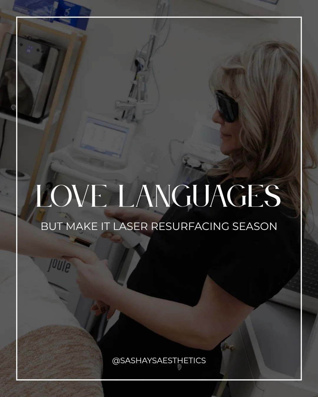 Laser season is almost here, and if you&rsquo;ve been sitting in my treatment room before, you already know the routine.

Swipe through to see what real self-care looks like at Sashay&rsquo;s Aesthetics this fall.

If you&rsquo;re ready to repair sum