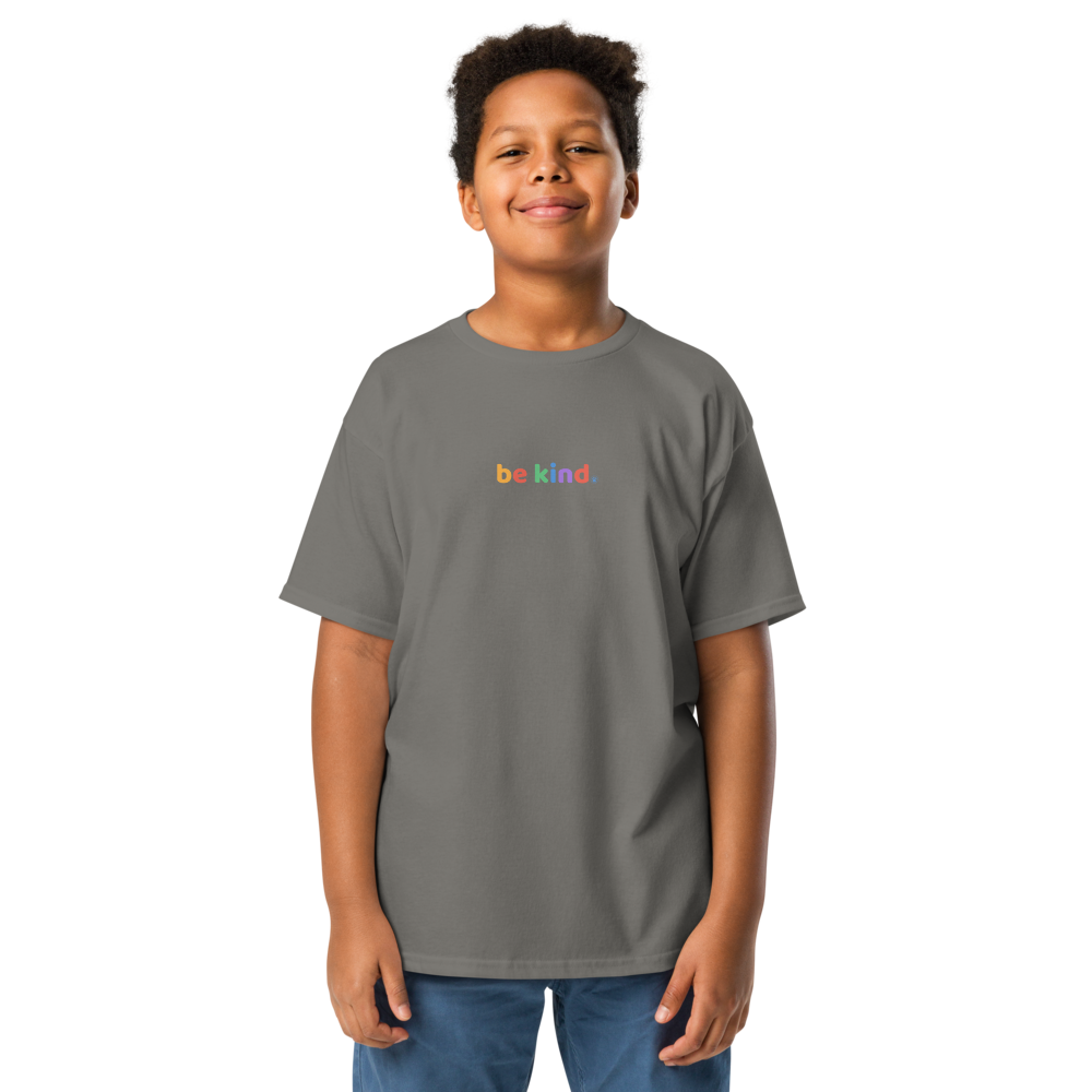 Be Kind Kids T-Shirt — Kindness Tee with Paw Print