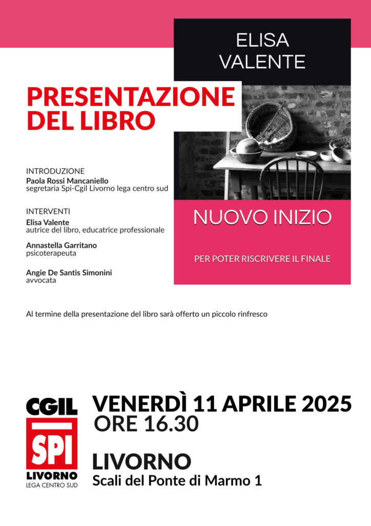 Presentazione del libro “Nuovo Inizio. Per poter riscrivere il finale” di Elisa Valente