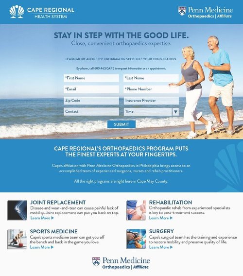 Cape Regional medical campaign advertisement