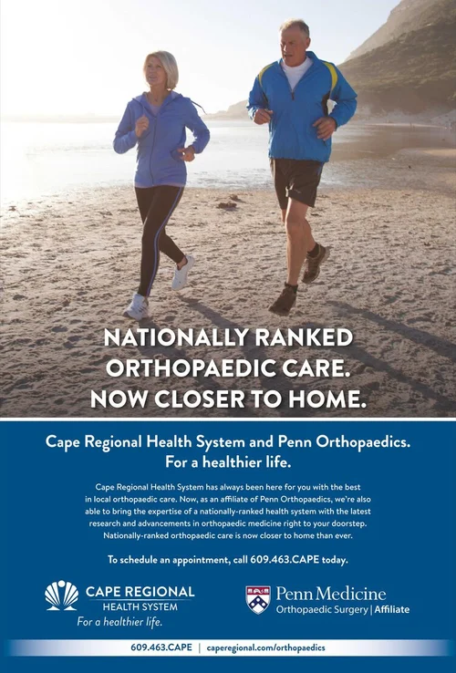 Cape Regional Penn Orthopedics advertisement