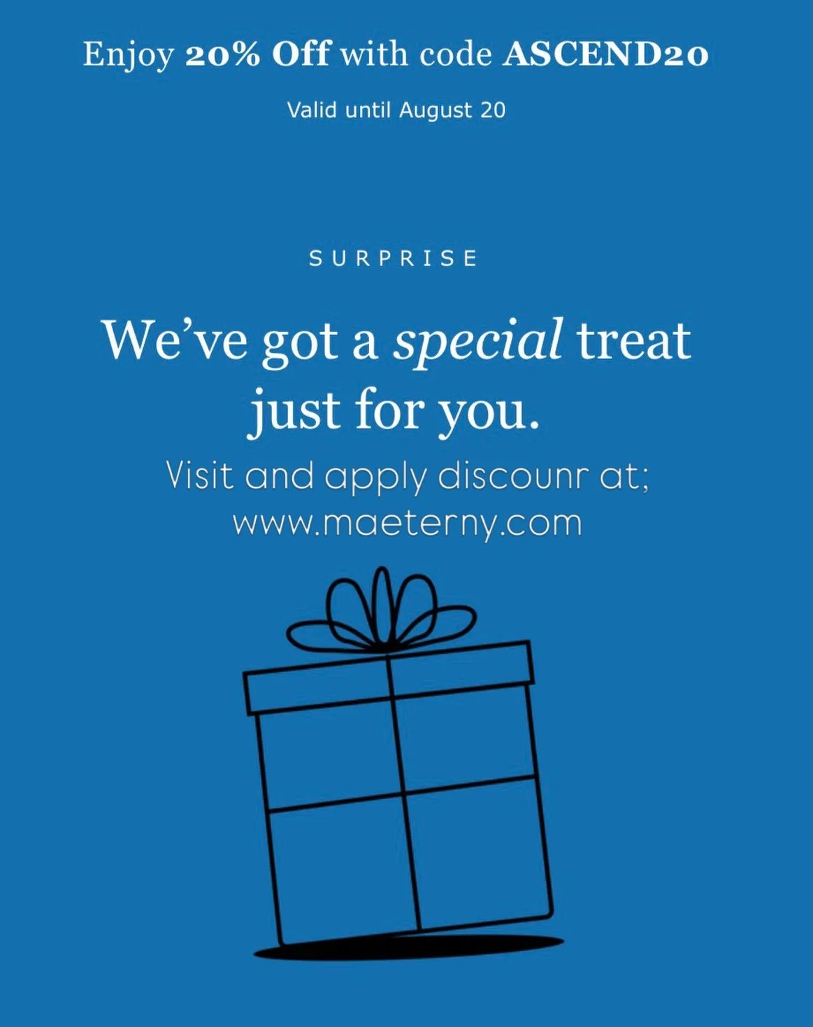 Visit and apply email list for 20% discount at;

www.maeterny.com

💙💙💙
#jewelry  #discount #bangkok #maeterny #fashion