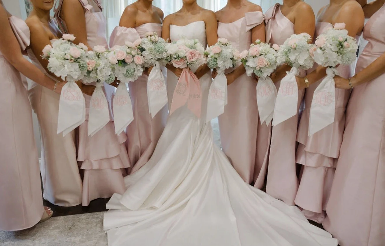 Bridesmaids Bouquet Sash