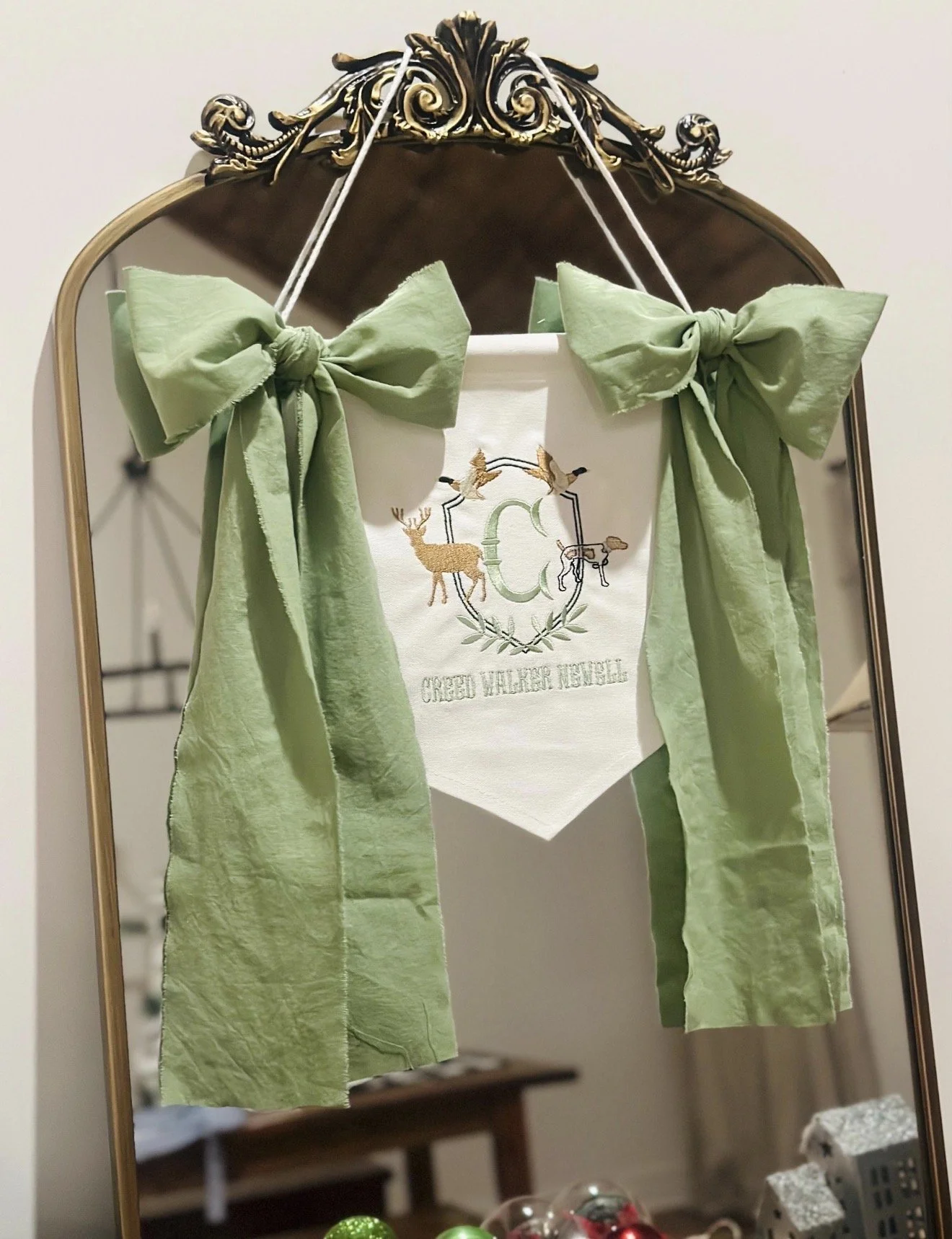 Southern Boy Embroidered Baby Banner