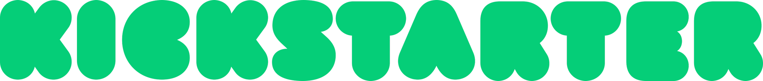 Bold, green text spelling 'WICKSTARK' on a black background.