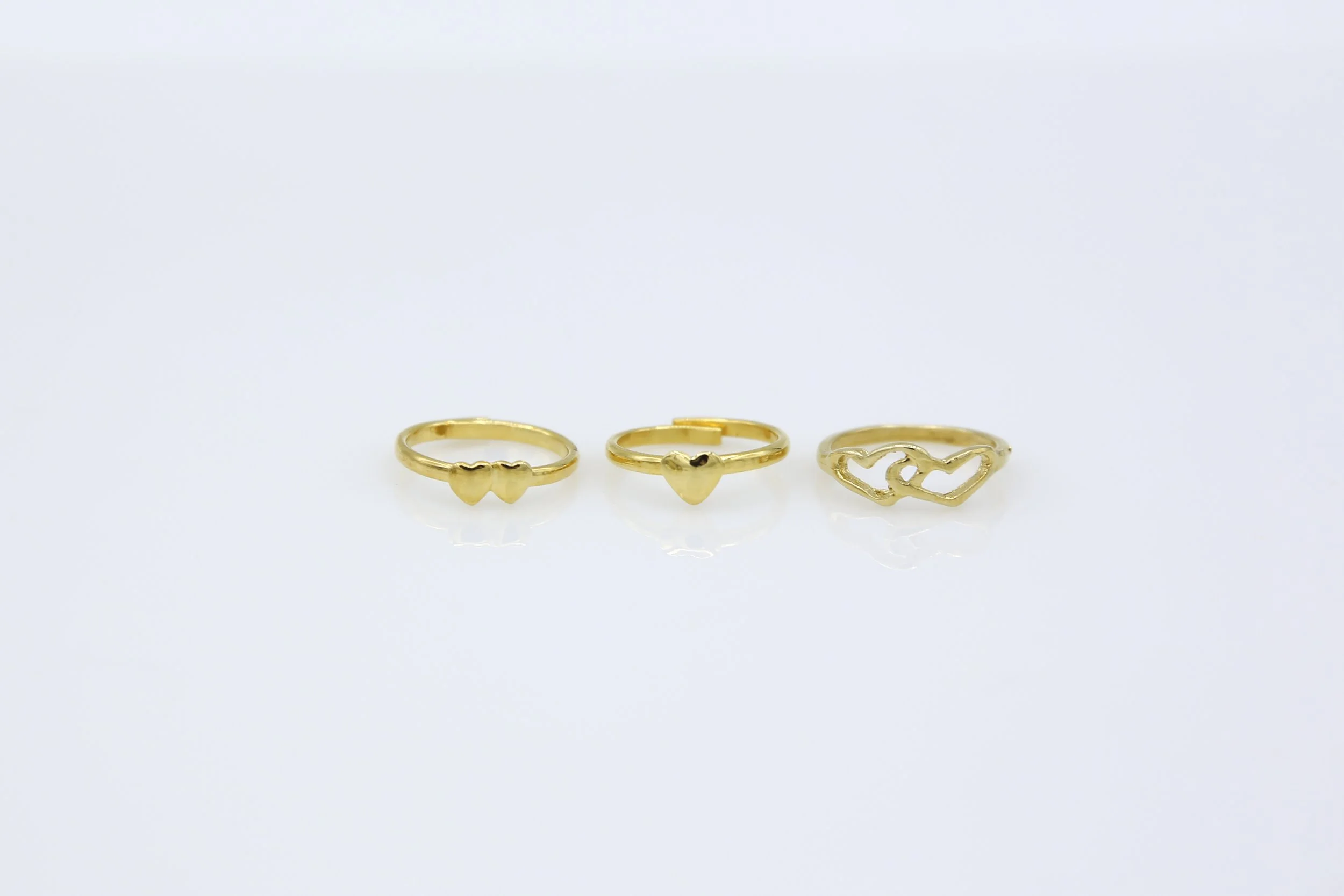 TINY HEART RINGS