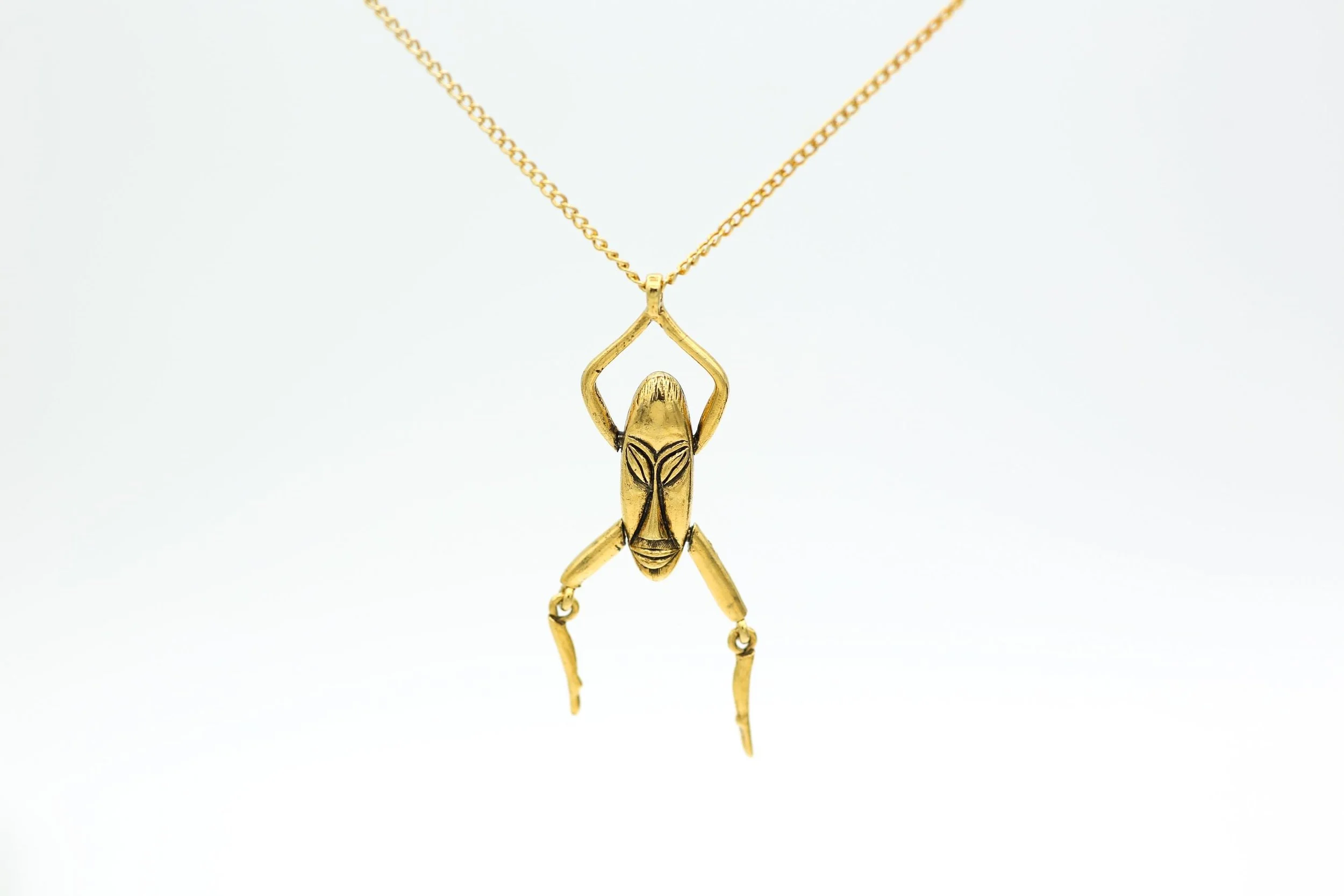 1970s ARTICULATED FIGURE NECKLACE