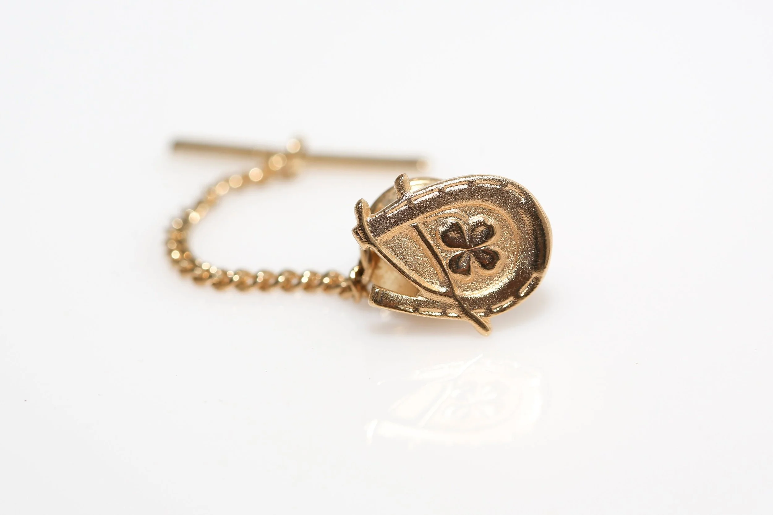LUCKY TIE TACK AND LAPEL PIN