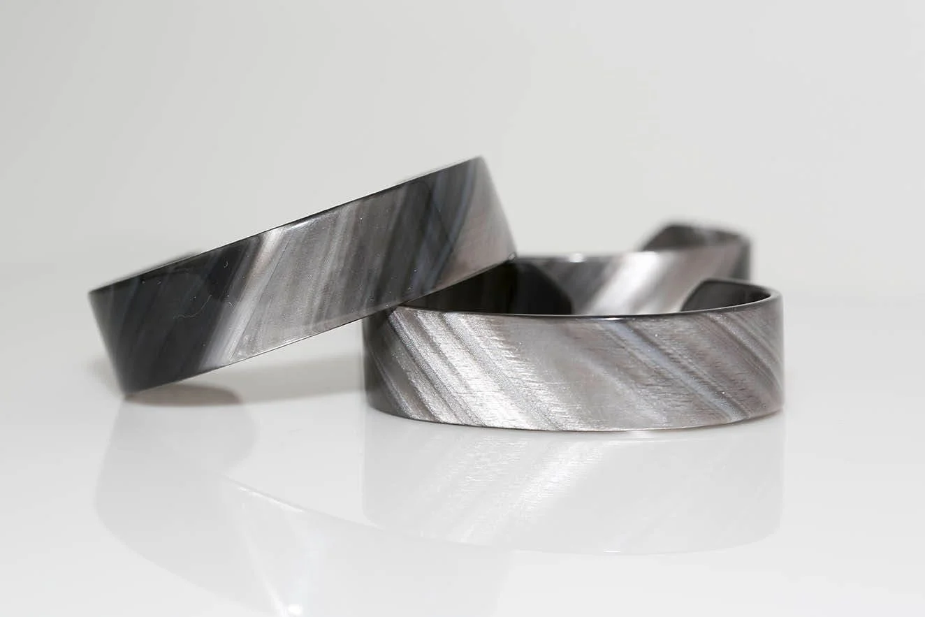 MARBLED LUCITE CUFF BRACELET