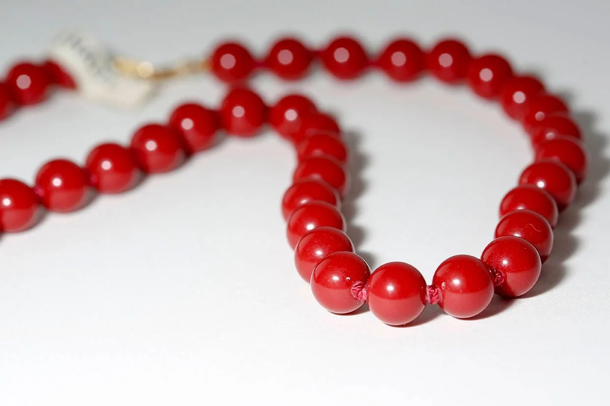 TRIFARI CRANBERRY NECKLACE