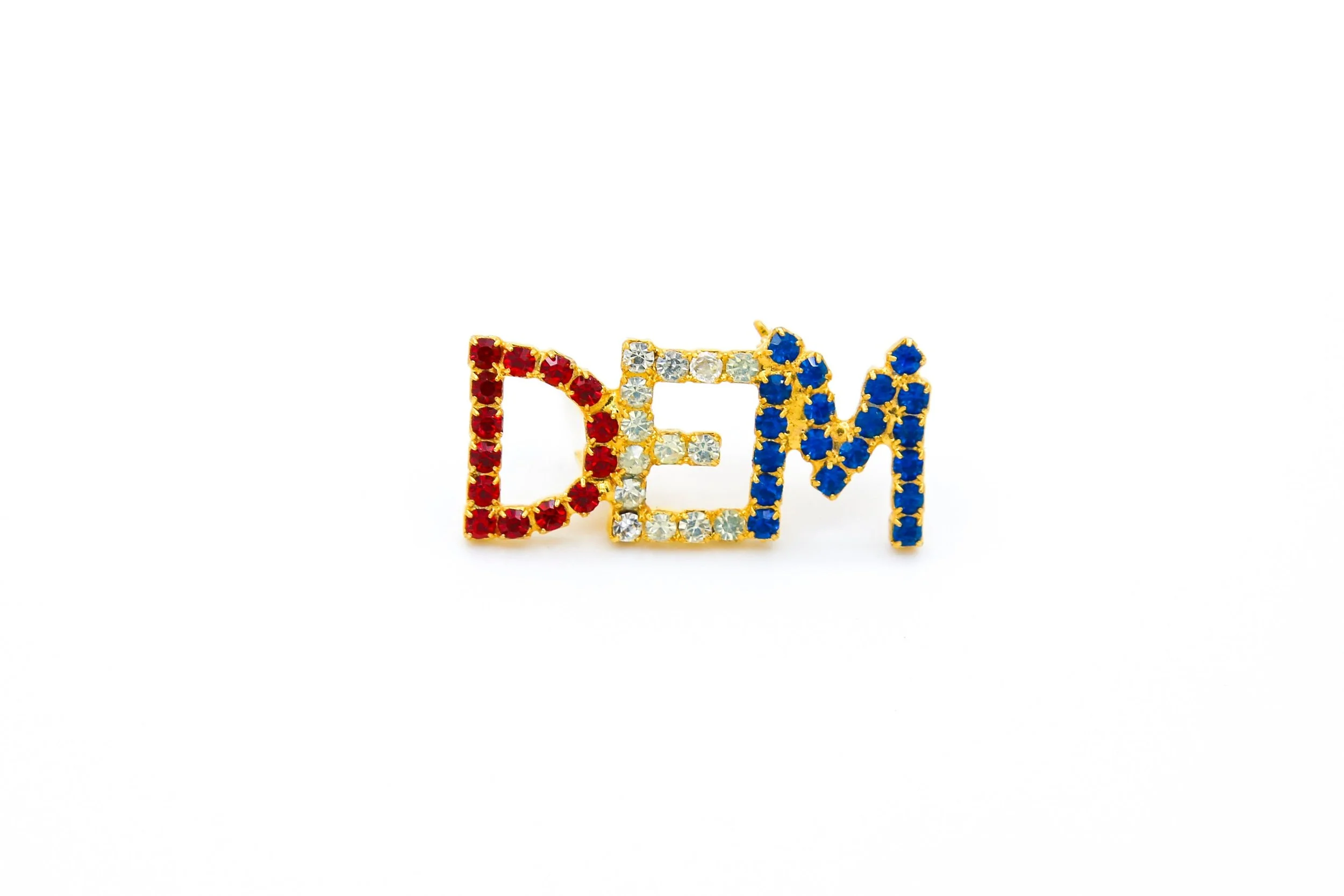 VINTAGE DEM SWAROVSKI PIN
