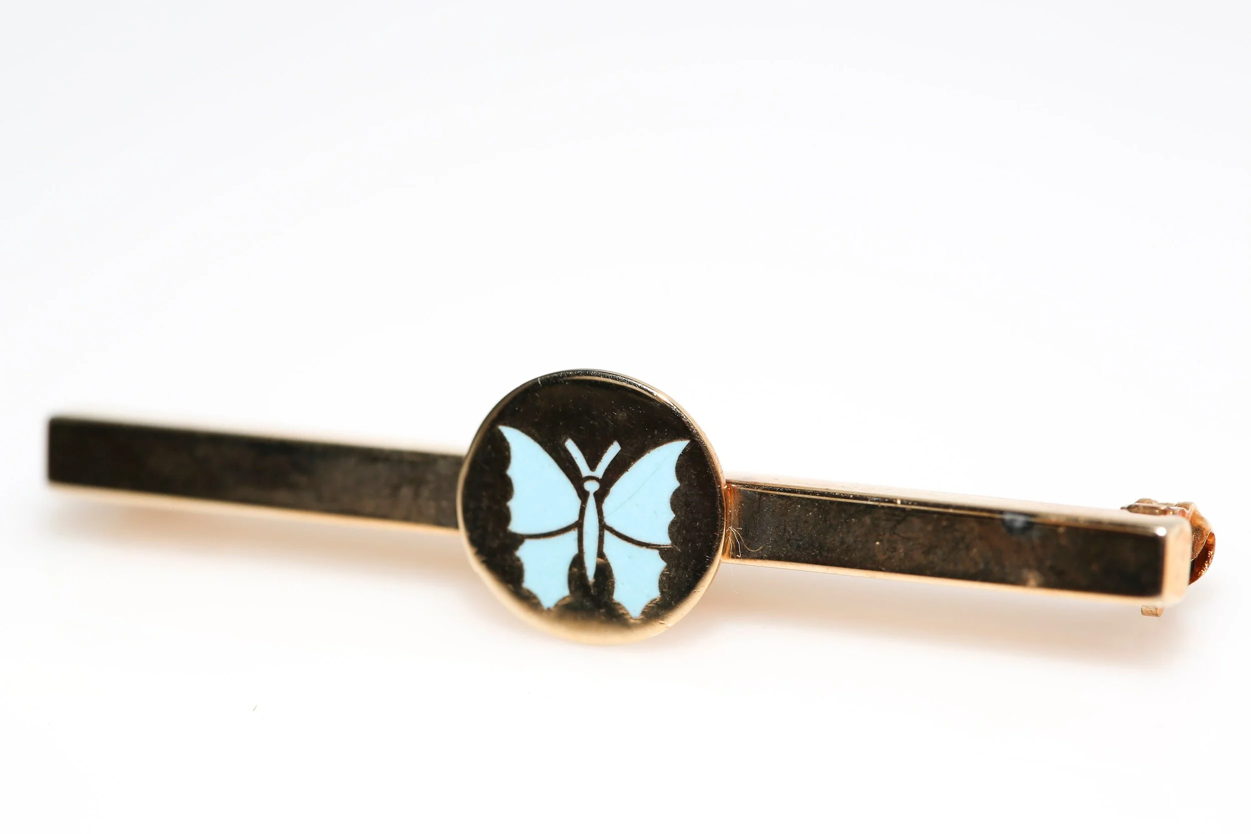 VINTAGE BUTTERFLY BAR PIN