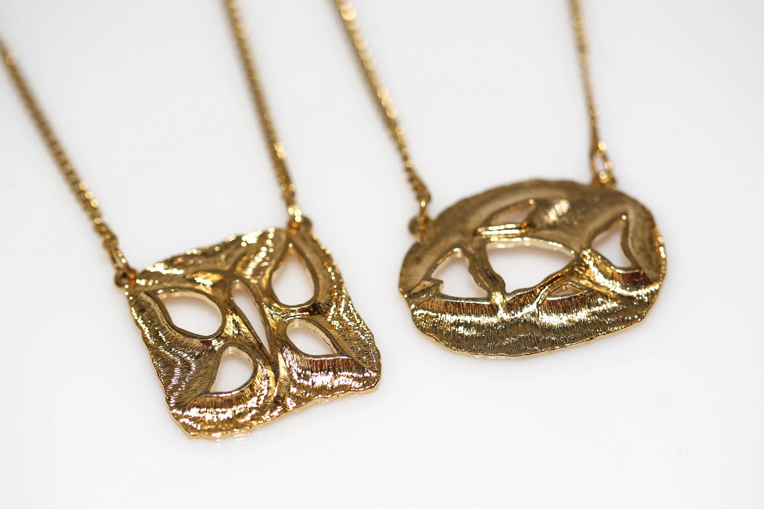 VINTAGE OPEN WORK NECKLACES