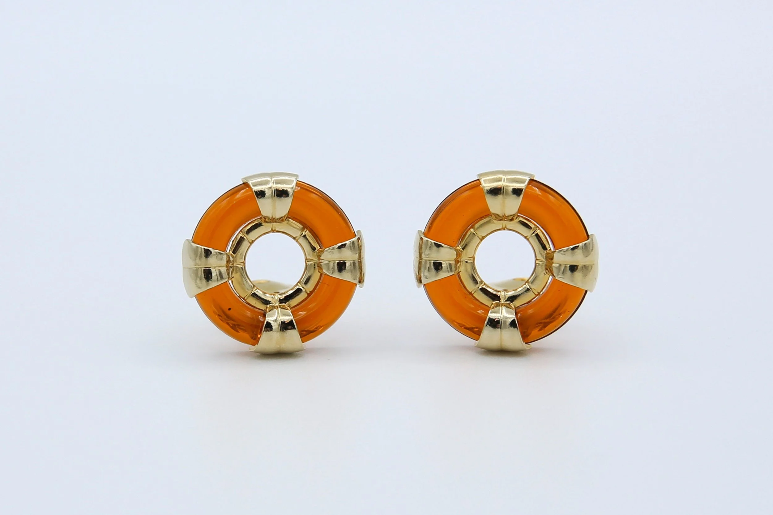 1975 SARAH COVENTRY HOLIDAY CIRCLES EARRINGS
