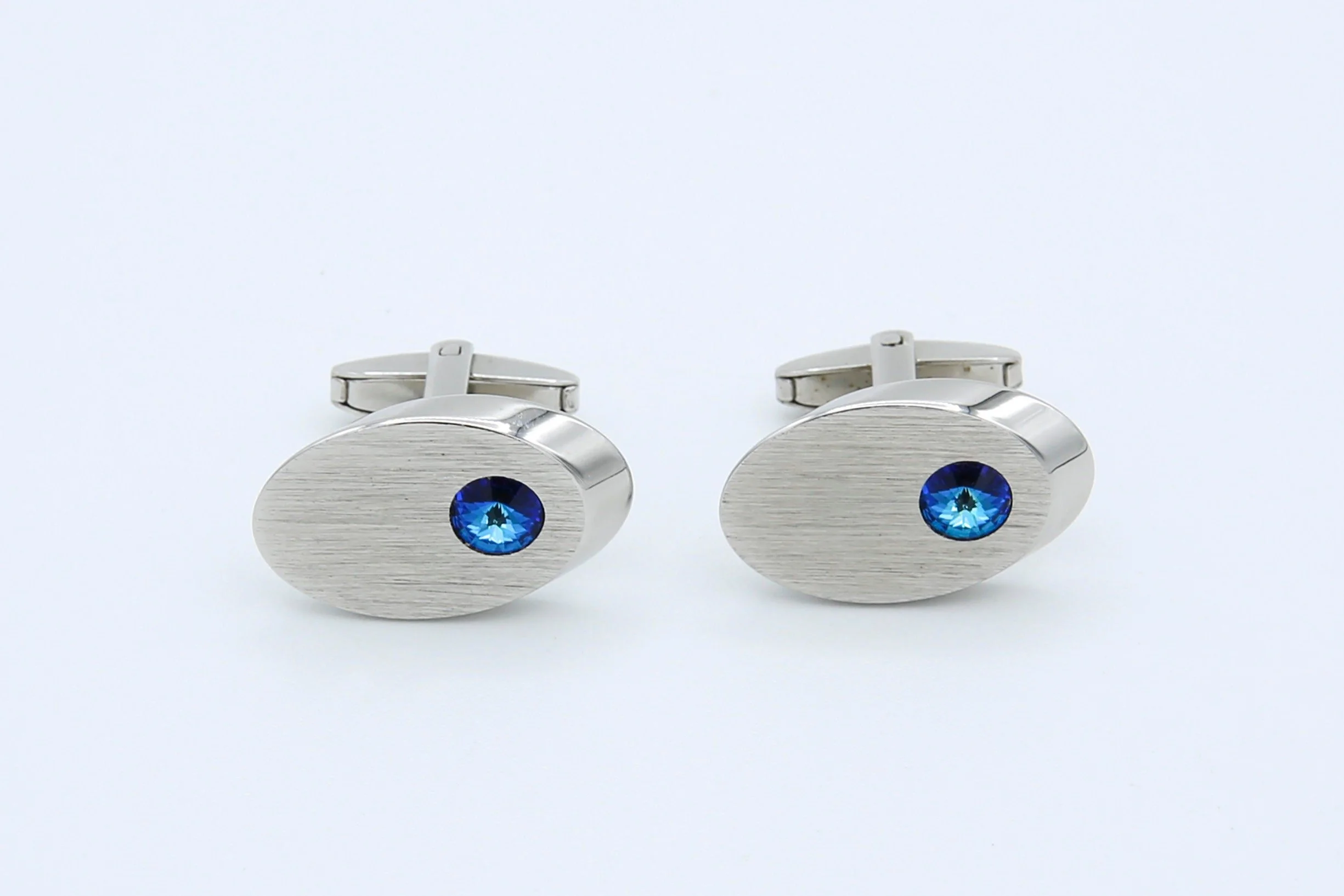 1970 SARAH COVENTRY BLUE FURF CUFF LINKS