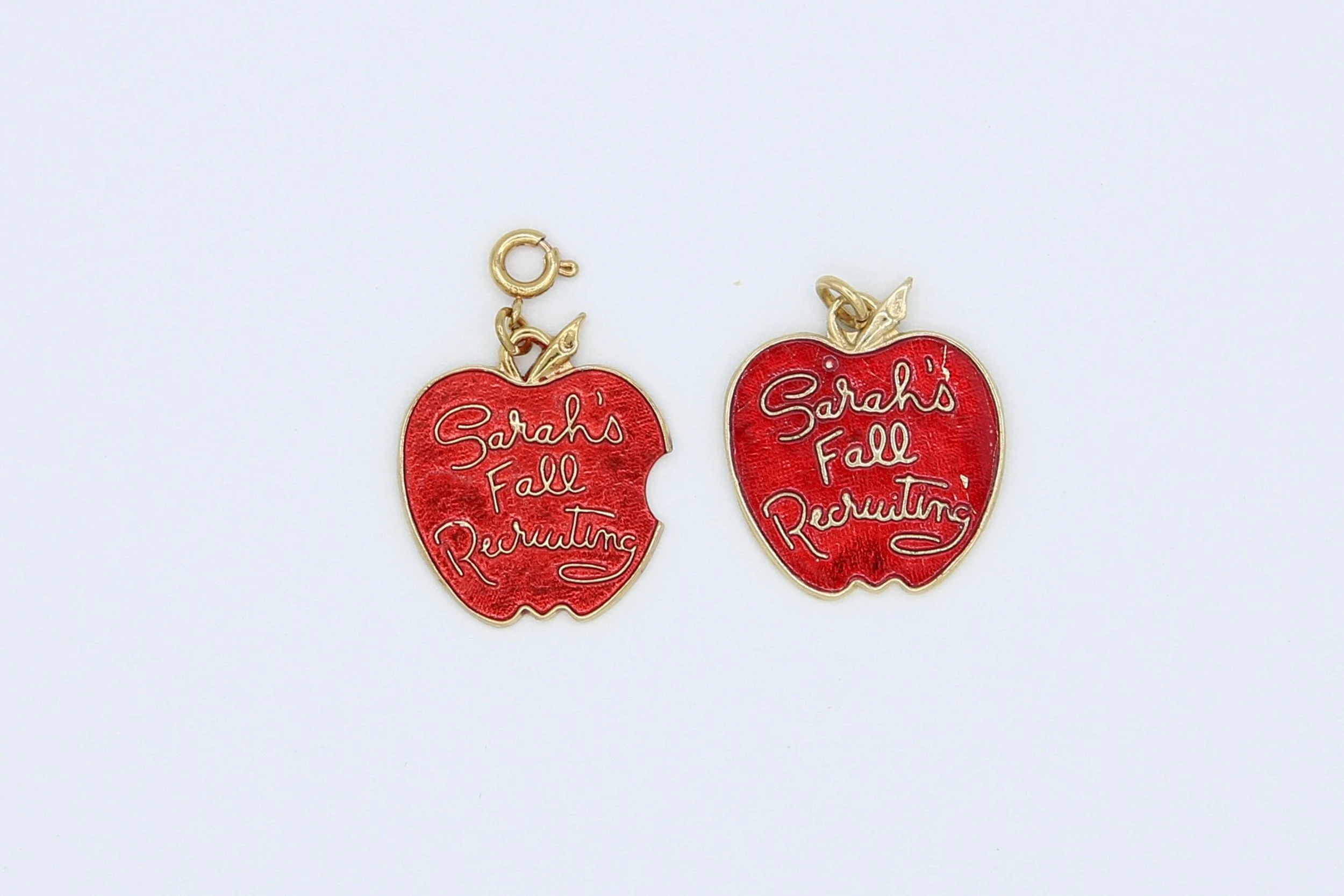 1968 SARAH COVENTRY RED APPLE CHARM