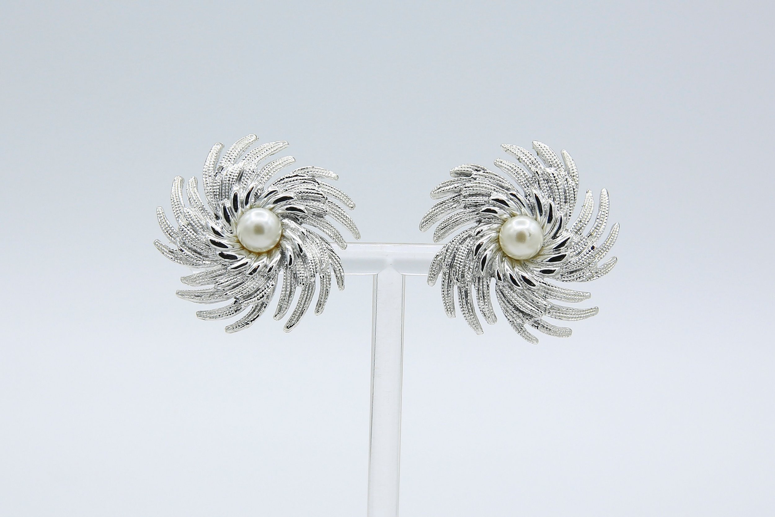 1962 SARAH COVENTRY PINWHEEL EARRINGS