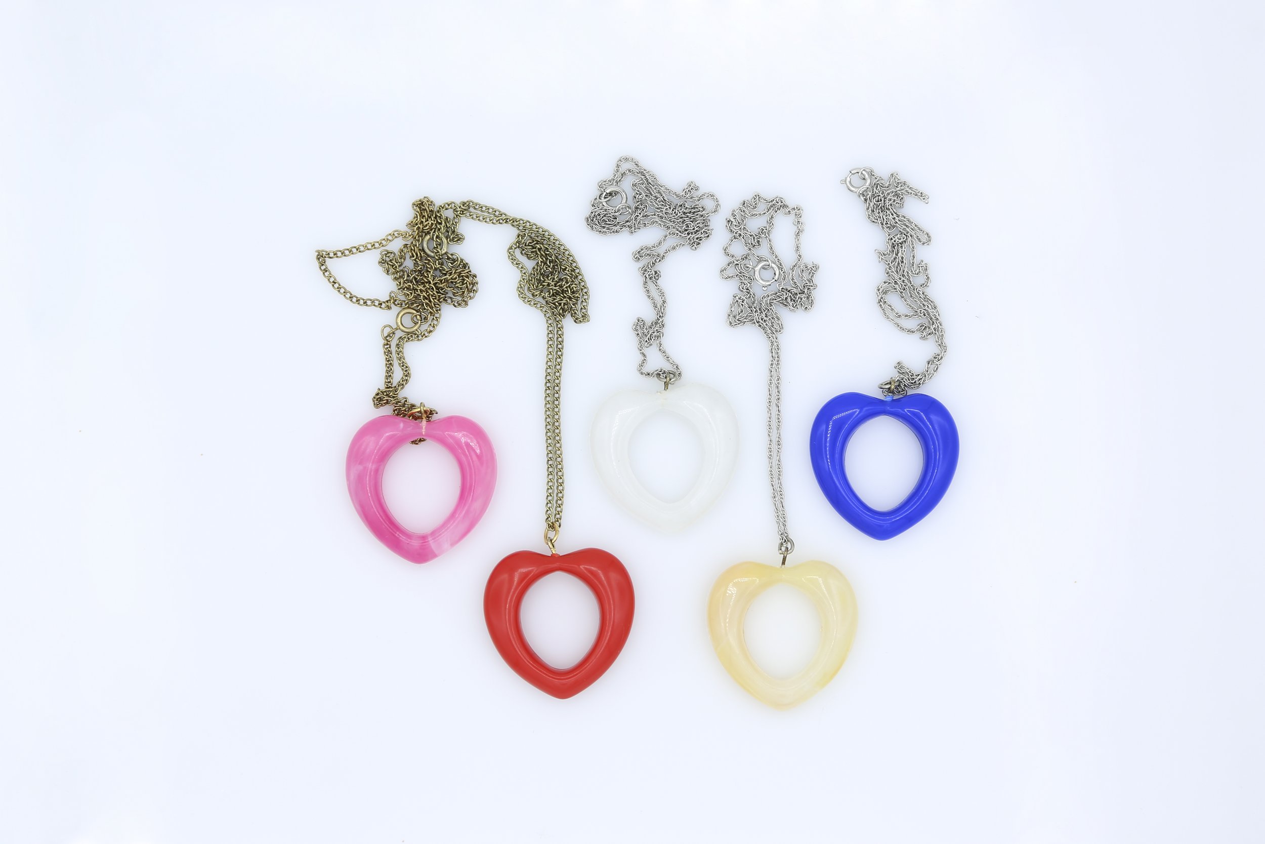 COLORFUL HEART NECKLACES