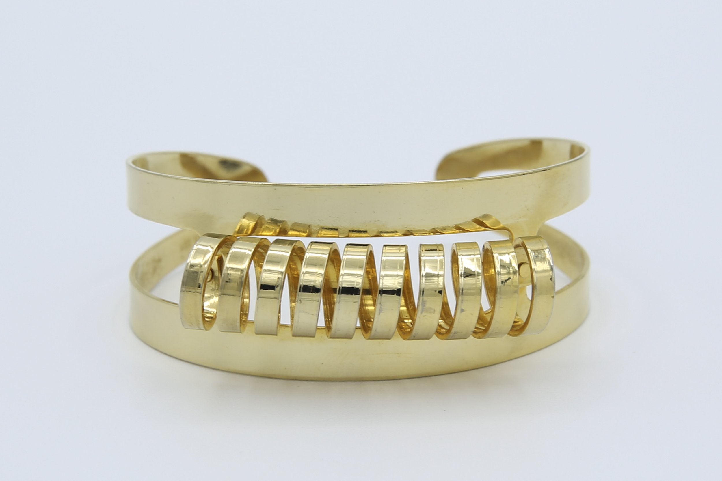 1971 SARAH COVENTRY COSMIC WRAP AROUND BRACELET GOLD