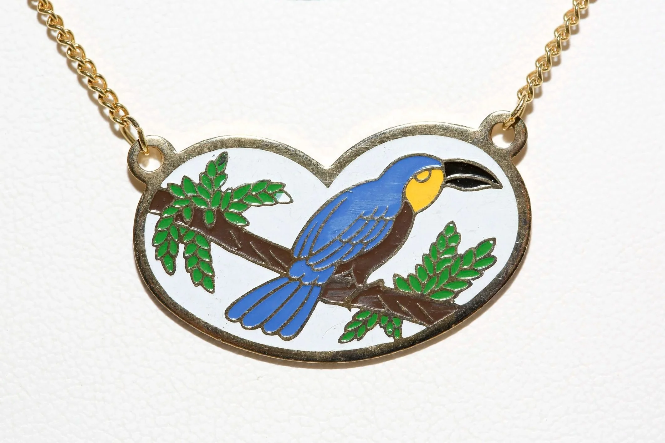 BLUE BIRD NECKLACE