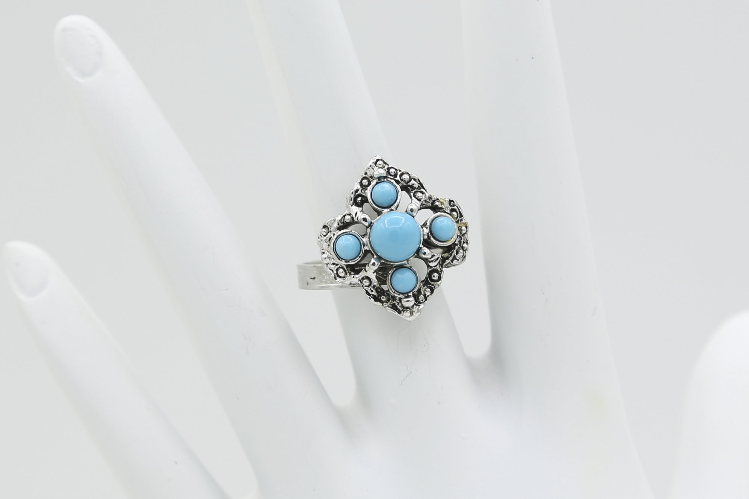 1973 SARAH COVENTRY BLUE LADY RING
