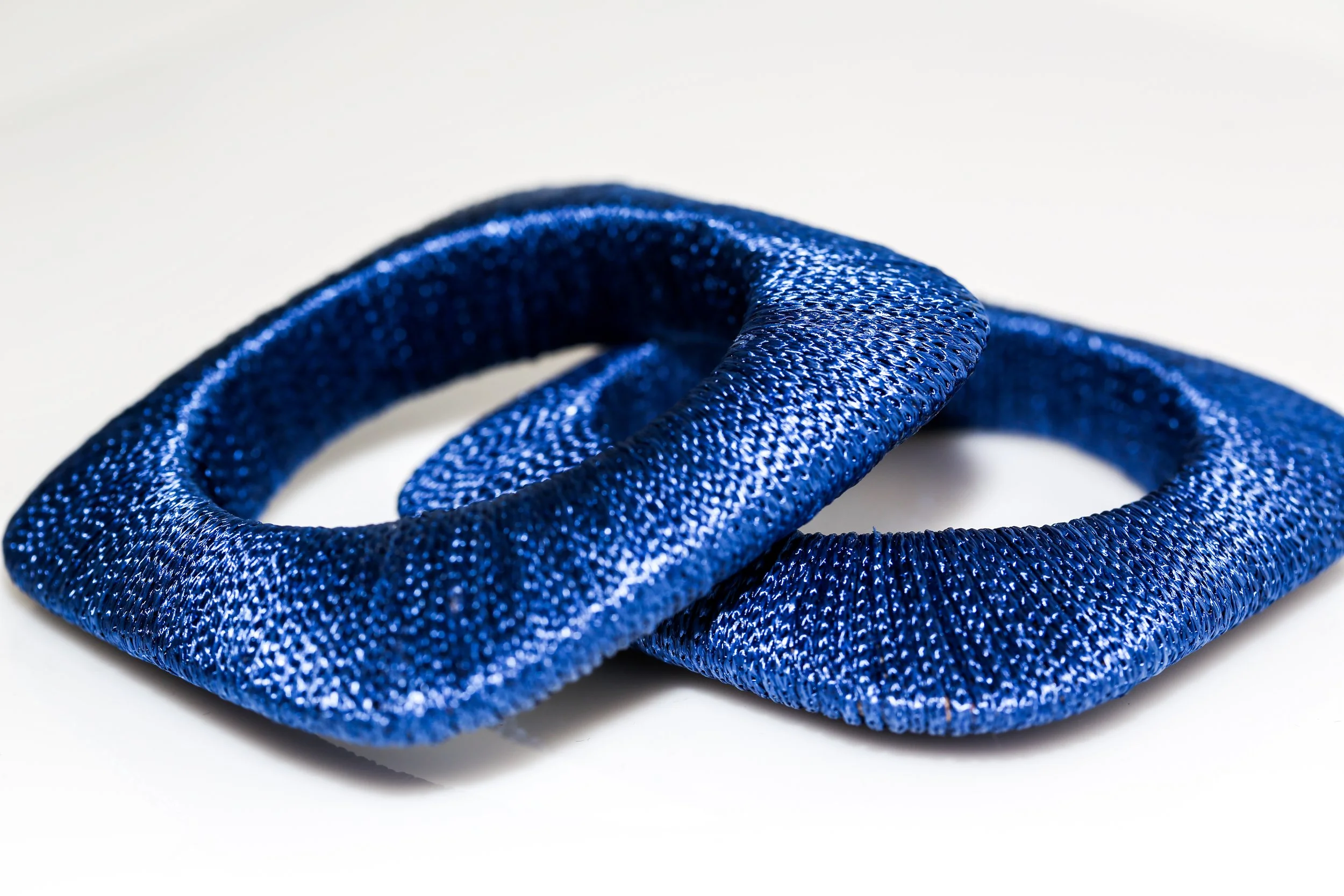 VINTAGE BLUE SQUARE BRACELET