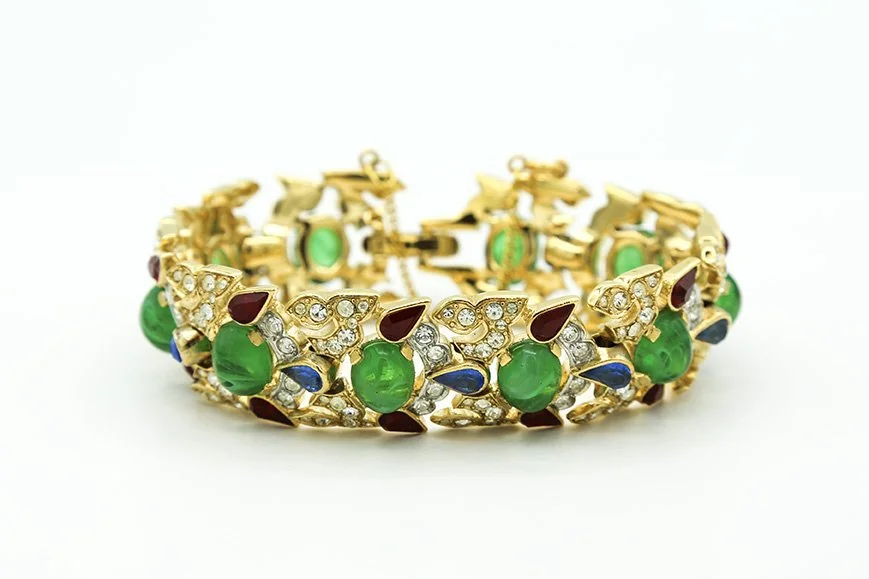 1965 TRIFARI JEWELS OF INDIA BRACELET