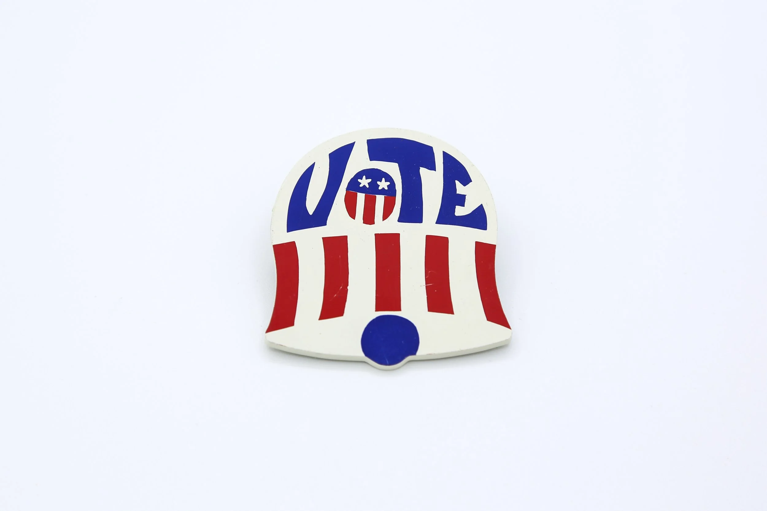POLITICAL VOTE BELL BARRETTE