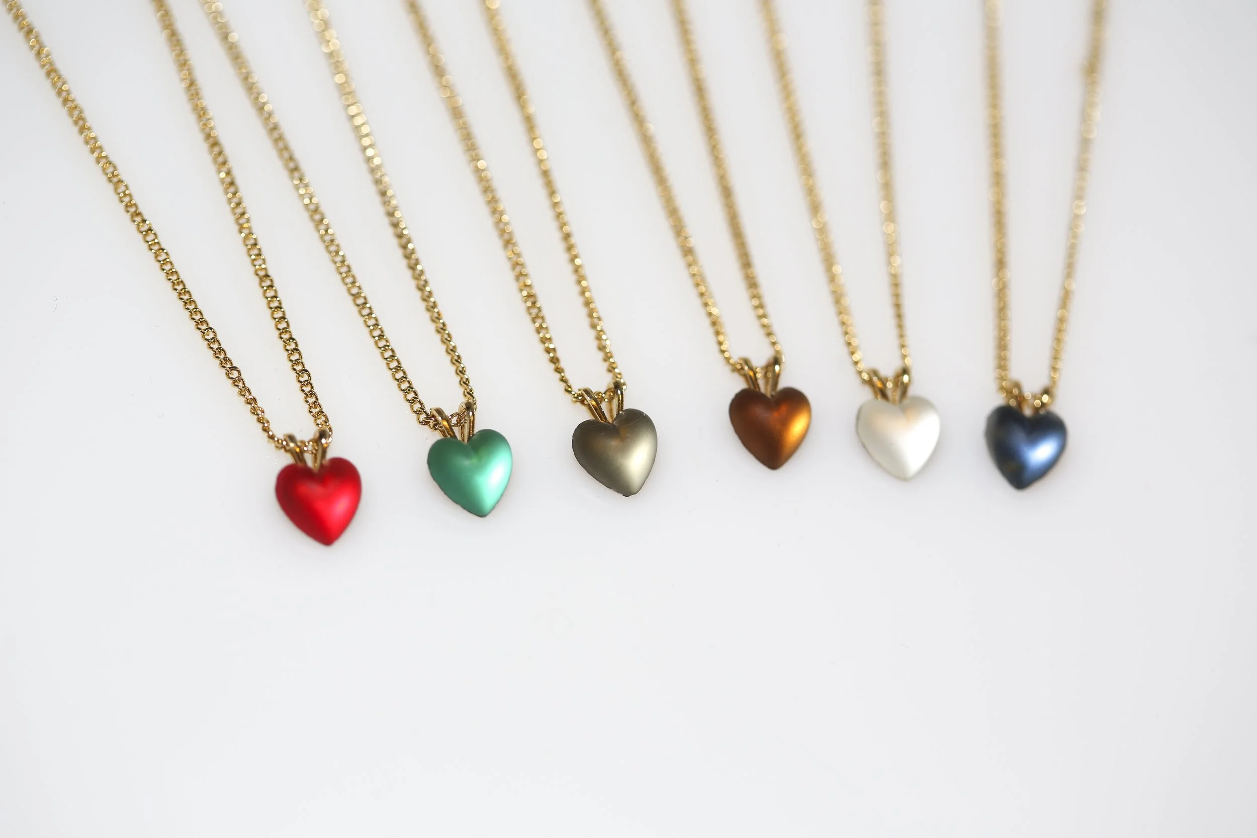 MOONGLOW HEART NECKLACES